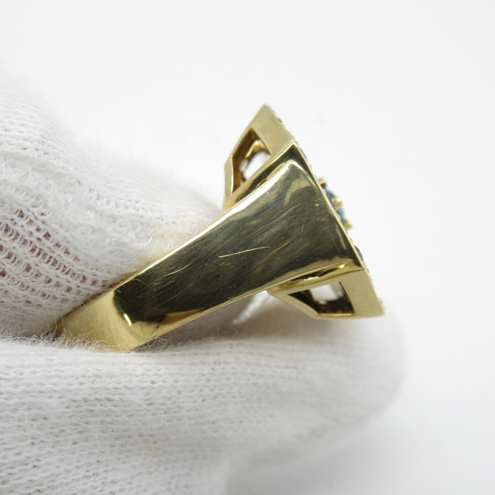 JEWELRY 18K黃金1.84ct Diamond Ring US#8.75