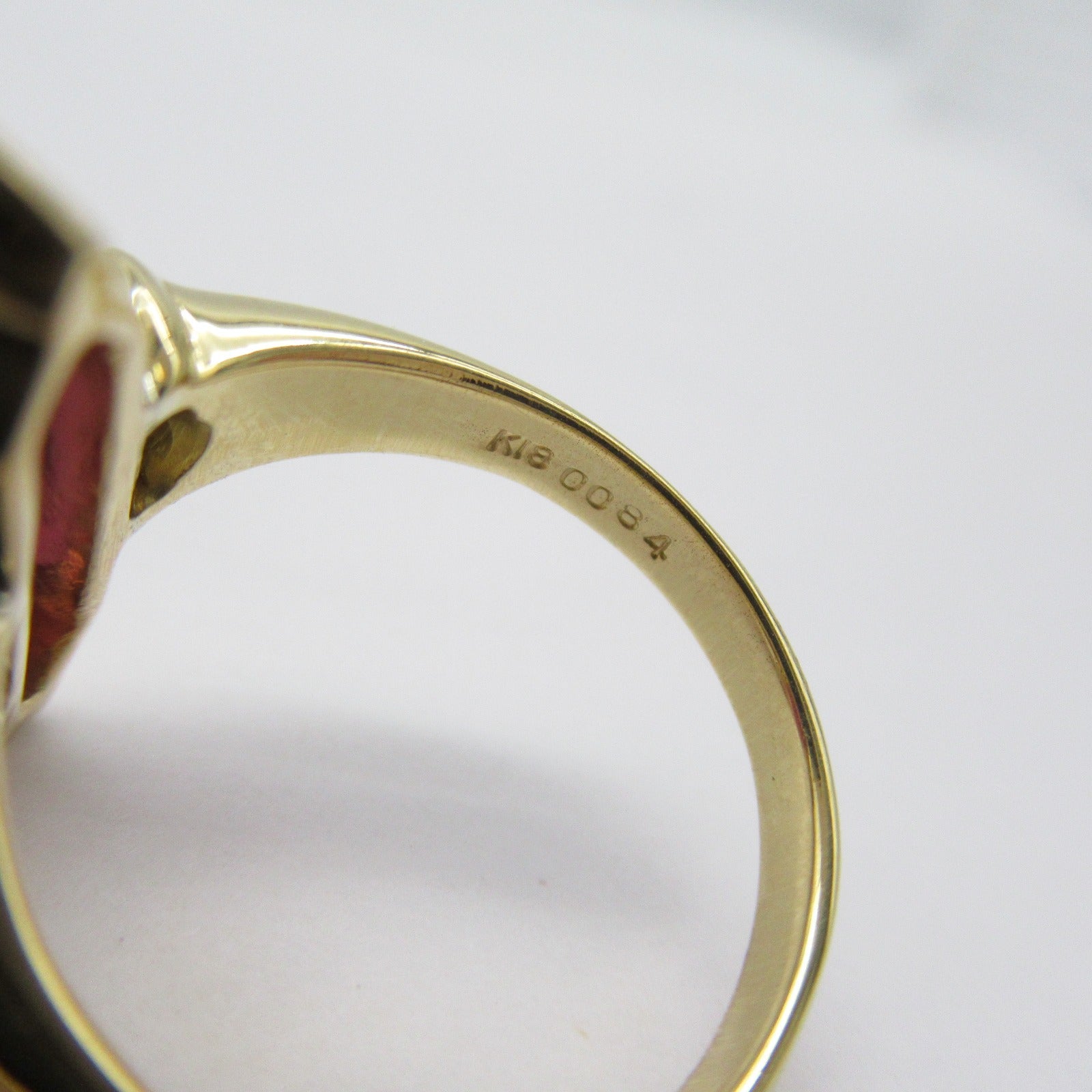 JEWELRY 18K黃金4.71ct/Garnet 0.84ct/Diamond Ring