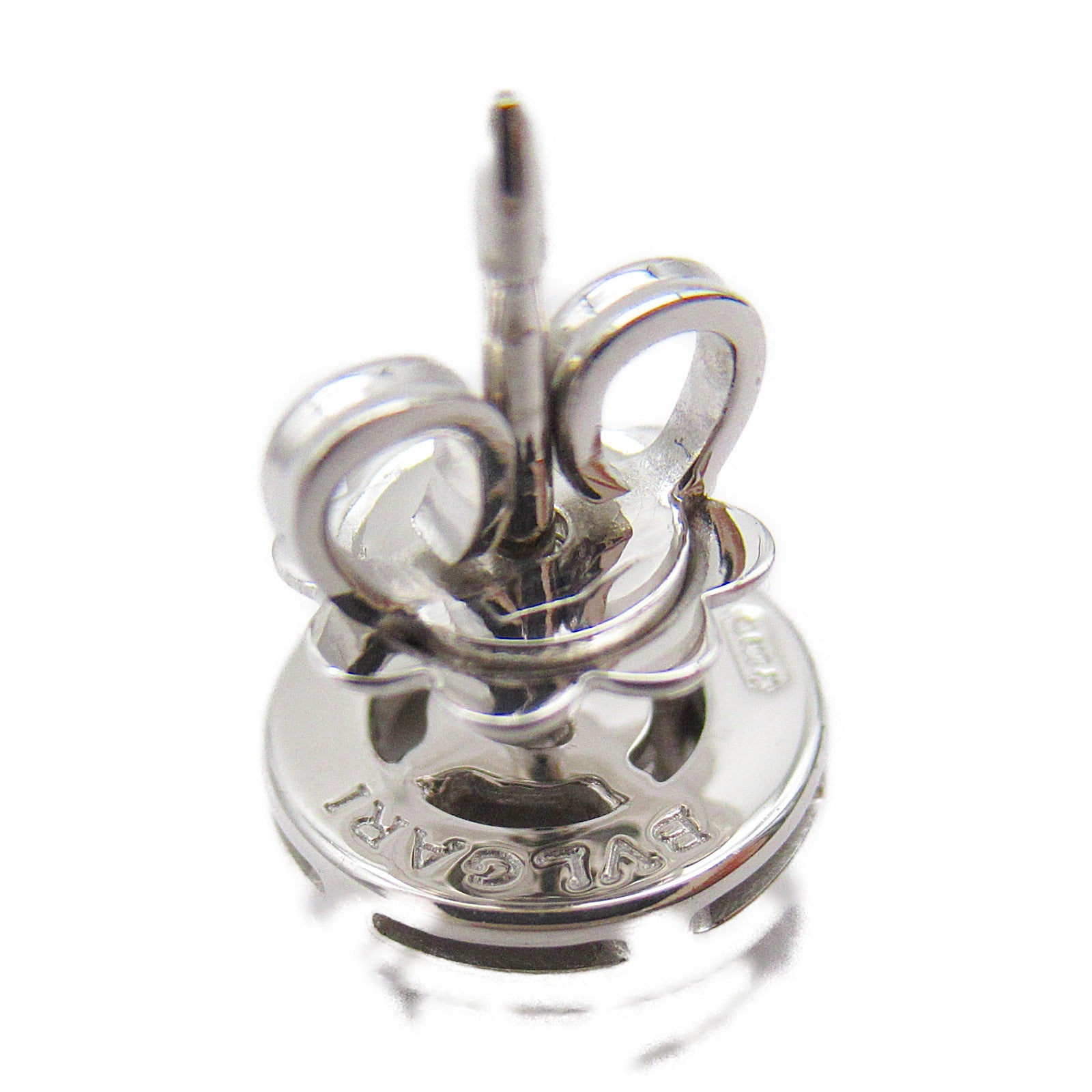 BVLGARI 18K白金Bvlgari Bvlgari鑽石耳環