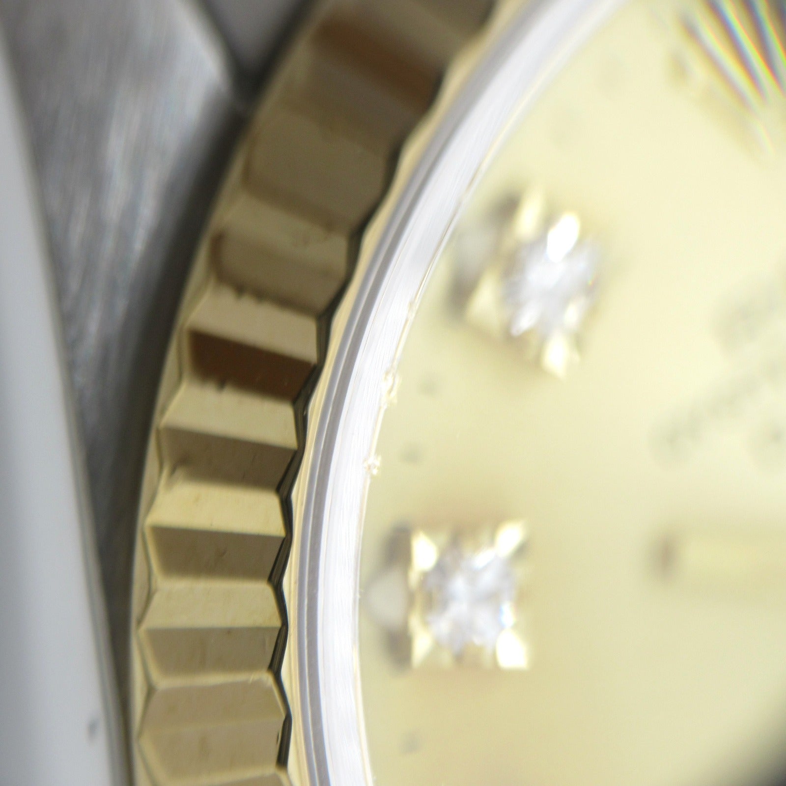 ROLEX Datejust 10P Diamond手錶自動機芯金意図