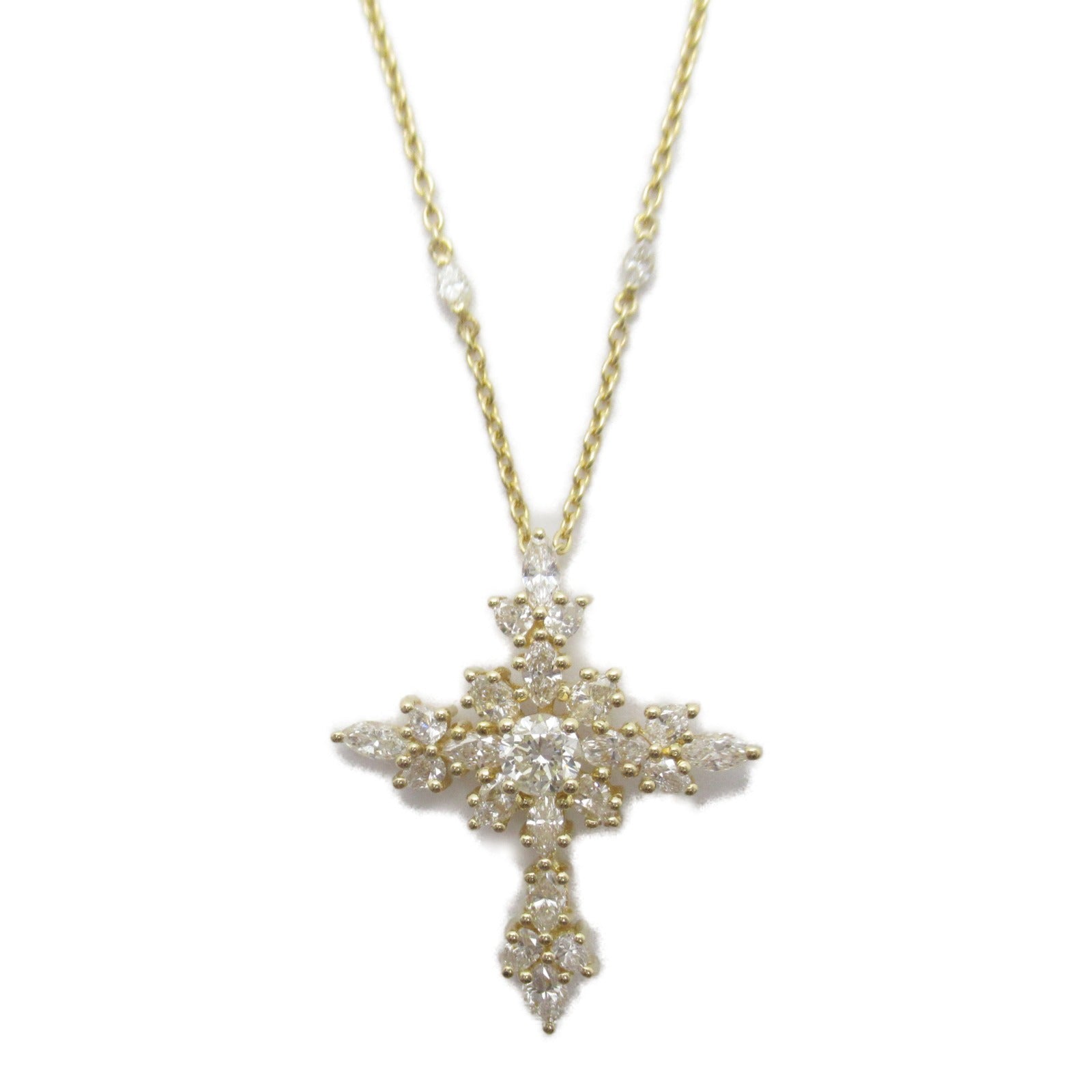 JEWELRY 18K黃金Diamond Necklace 0.380ct/1.803ct鑽石項鍊