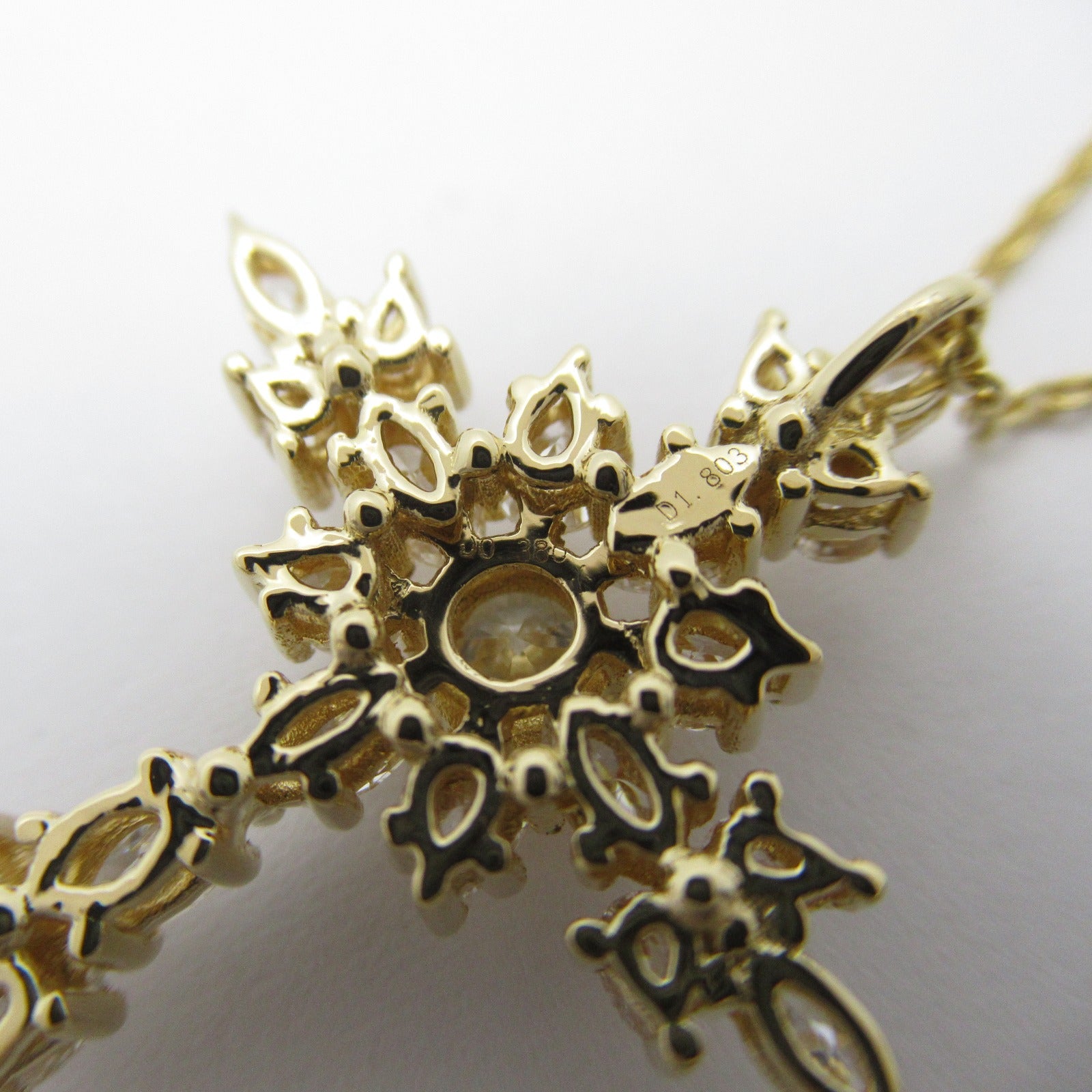 JEWELRY 18K黃金Diamond Necklace 0.380ct/1.803ct鑽石項鍊