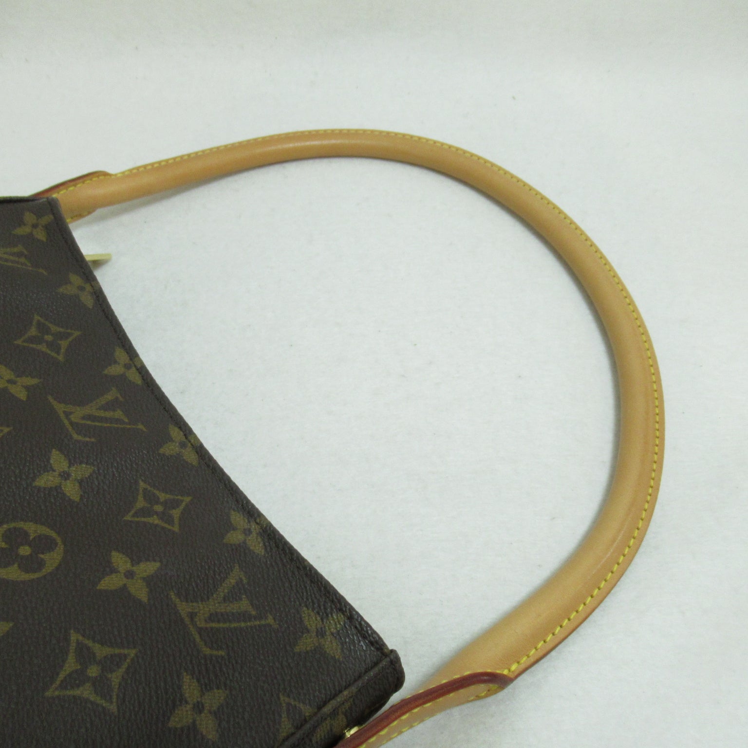 LOUIS VUITTON Monogram Looping MM肩背袋啡色