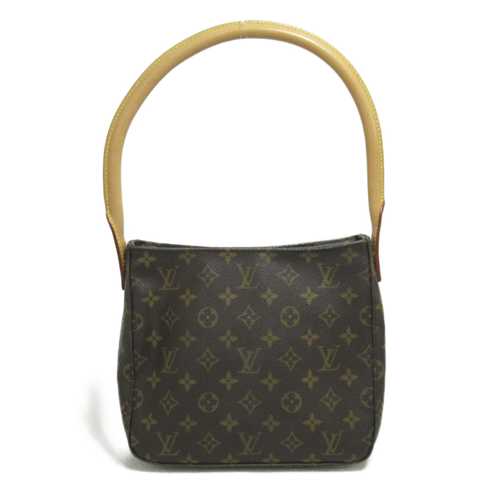LOUIS VUITTON Monogram Looping MM肩背袋啡色