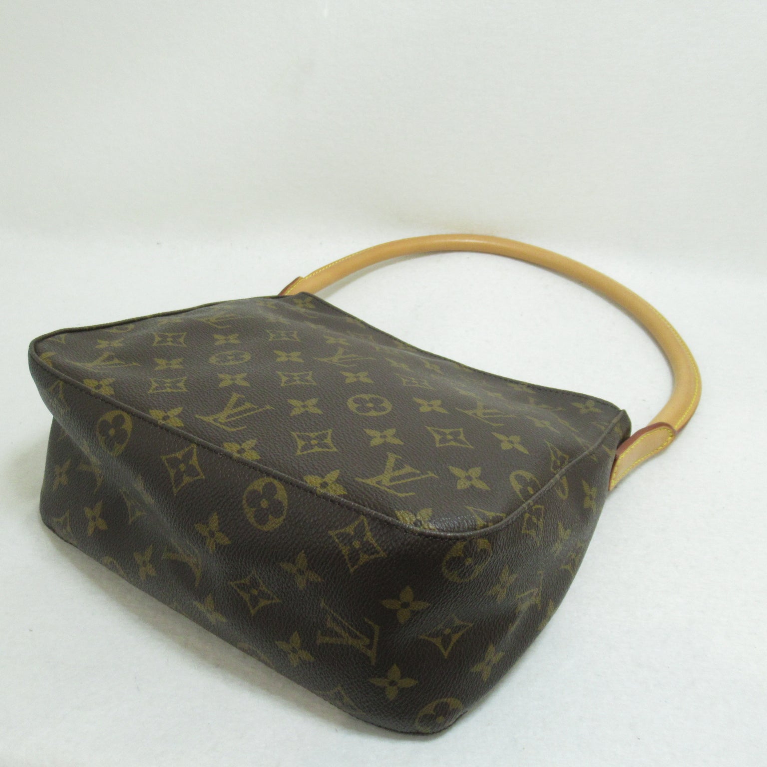 LOUIS VUITTON Monogram Looping MM肩背袋啡色