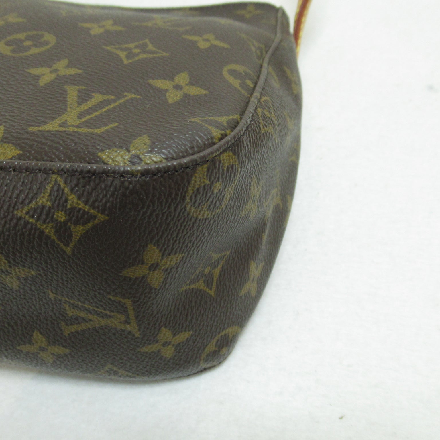 LOUIS VUITTON Monogram Looping MM肩背袋啡色