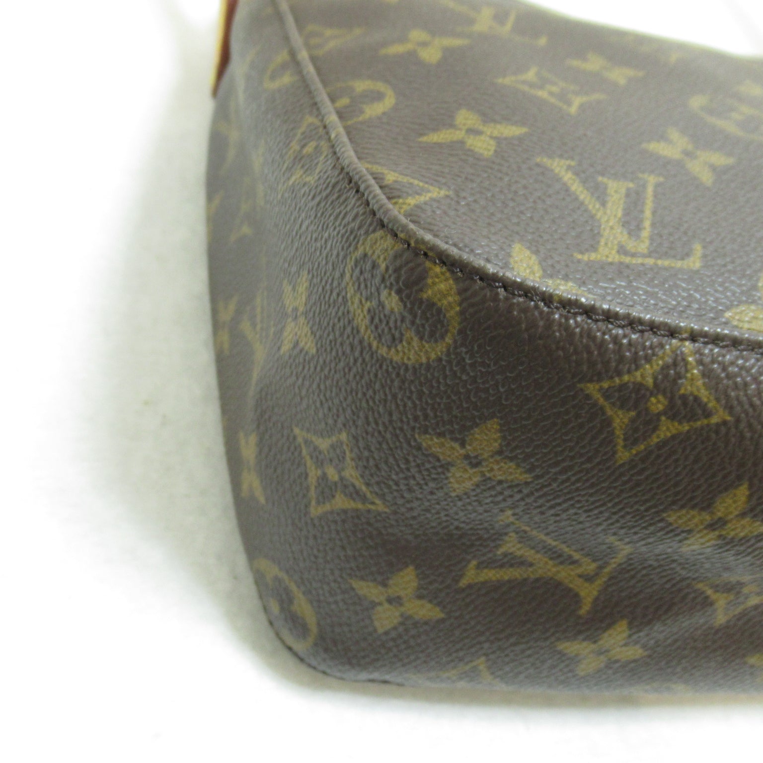 LOUIS VUITTON Monogram Looping MM肩背袋啡色