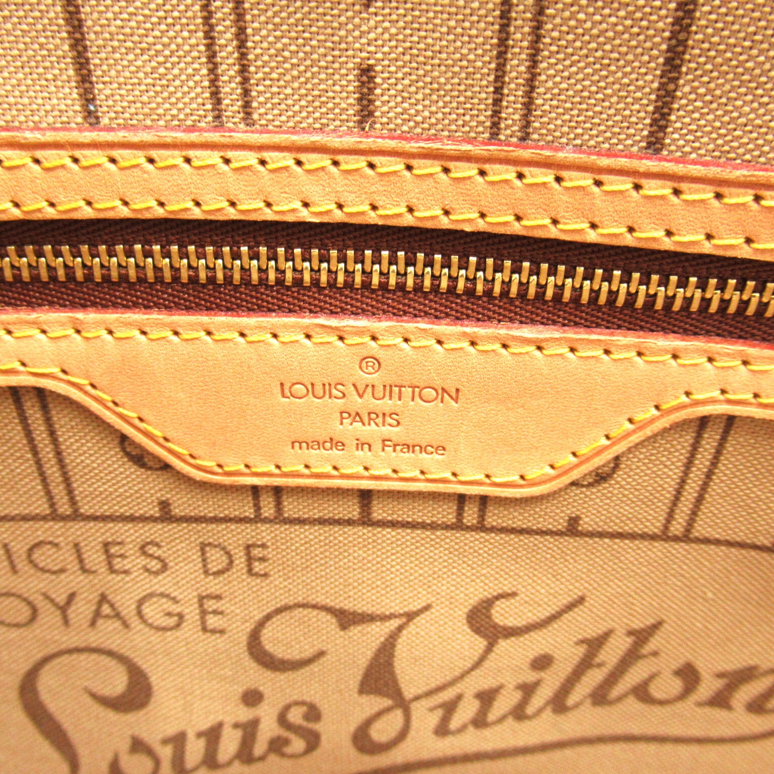 LOUIS VUITTON Monogram Neverfull PM手挽袋啡色