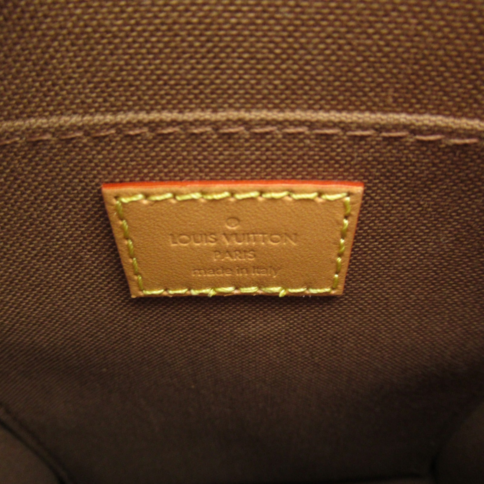 LOUIS VUITTON Monogram Petit Sac Plat手挽肩背兩用袋