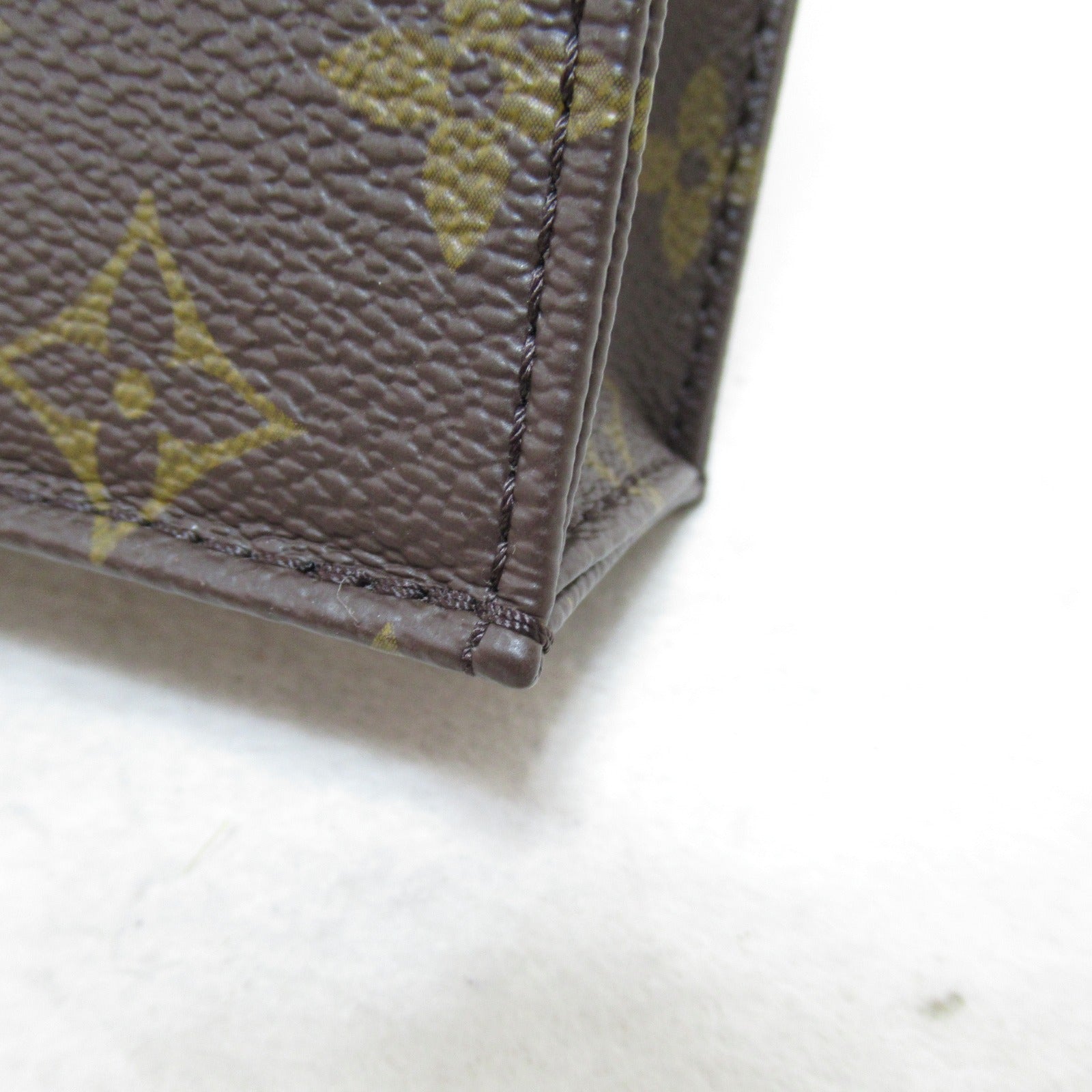 LOUIS VUITTON Monogram Petit Sac Plat手挽肩背兩用袋