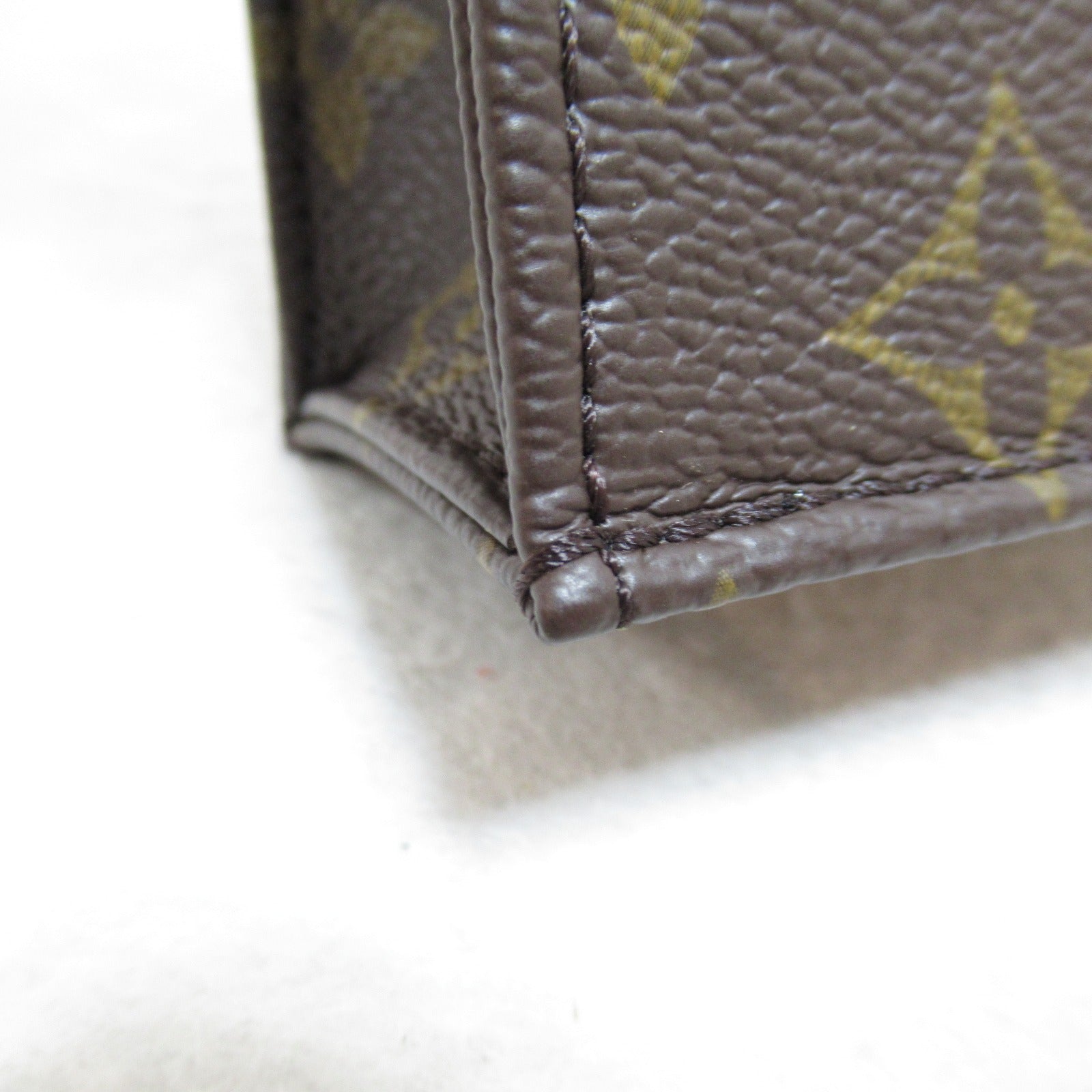 LOUIS VUITTON Monogram Petit Sac Plat手挽肩背兩用袋