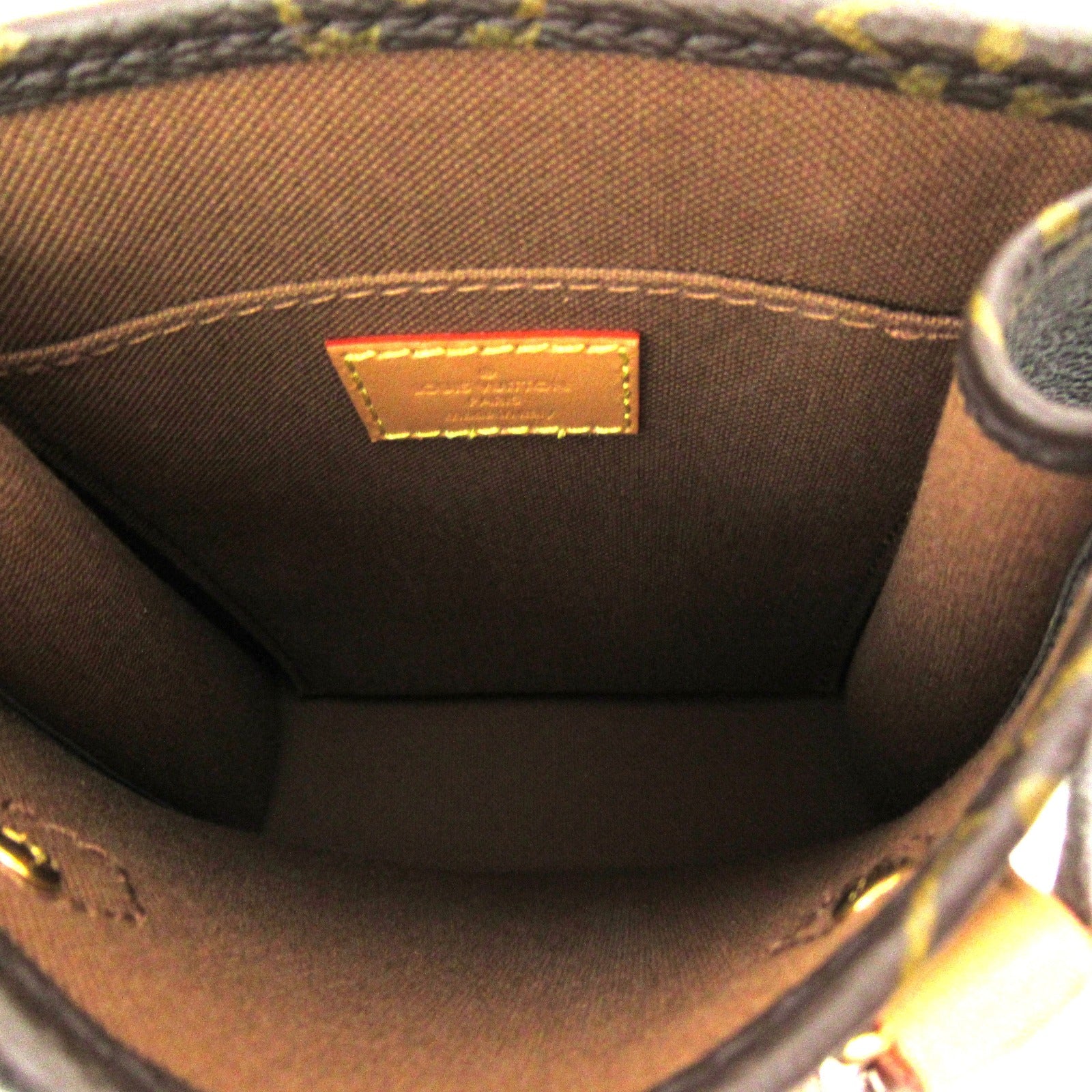 LOUIS VUITTON Monogram Petit Sac Plat手挽肩背兩用袋