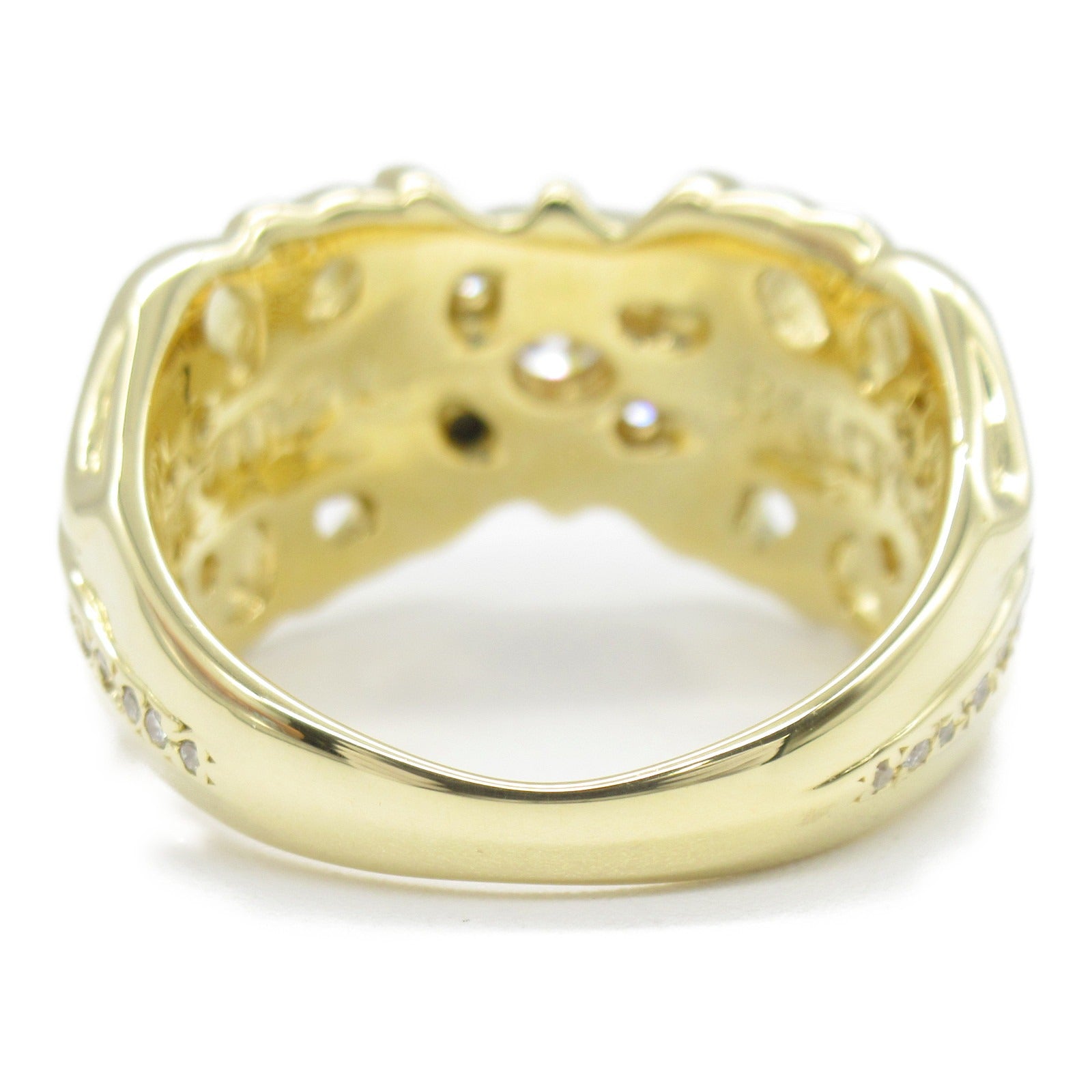 JEWELRY 18K黃金Diamond Ring 0.262ct/0.33ct鑽石戒指US#7.75