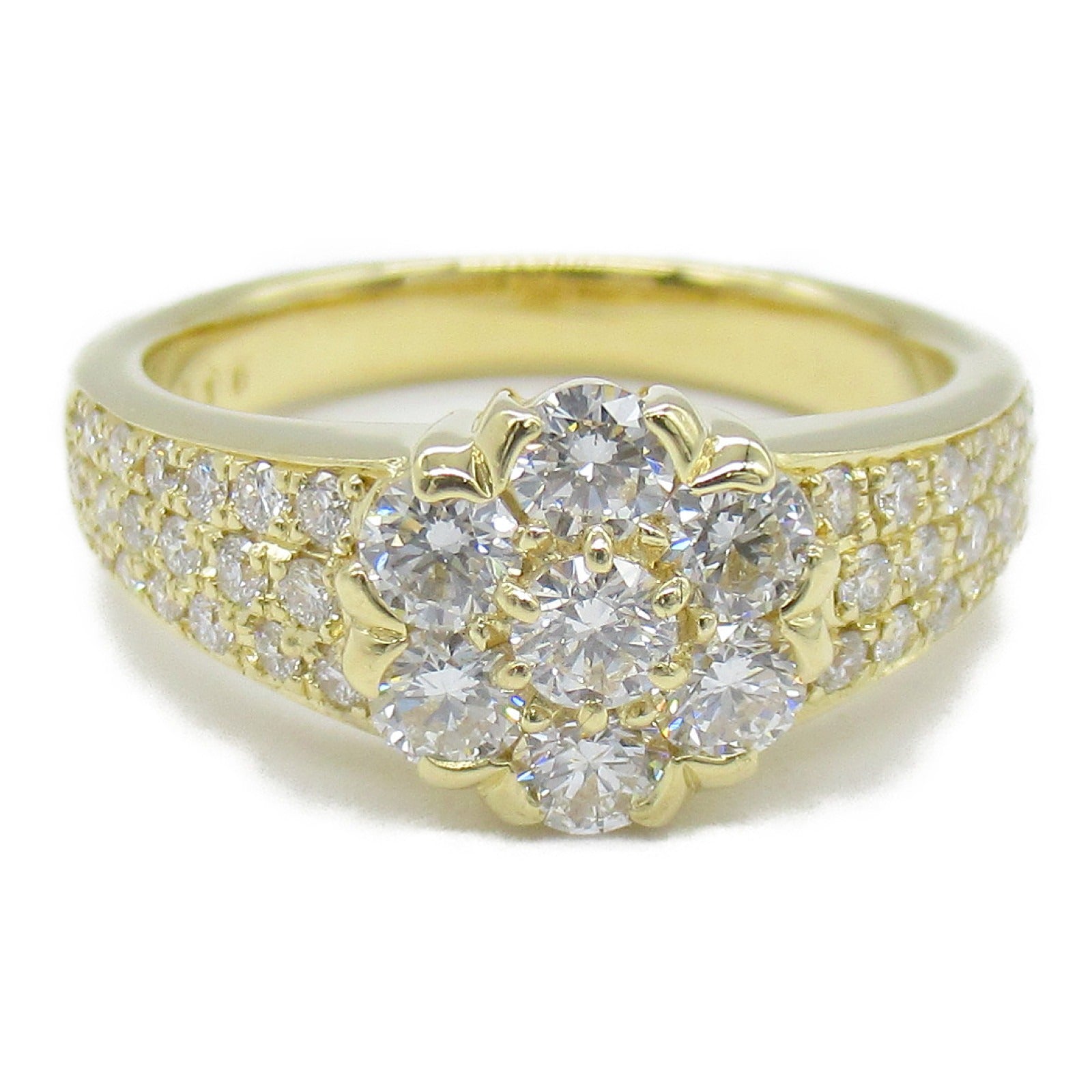 JEWELRY 18K黃金Diamond Ring 1.10ct鑽石戒指US#6.25