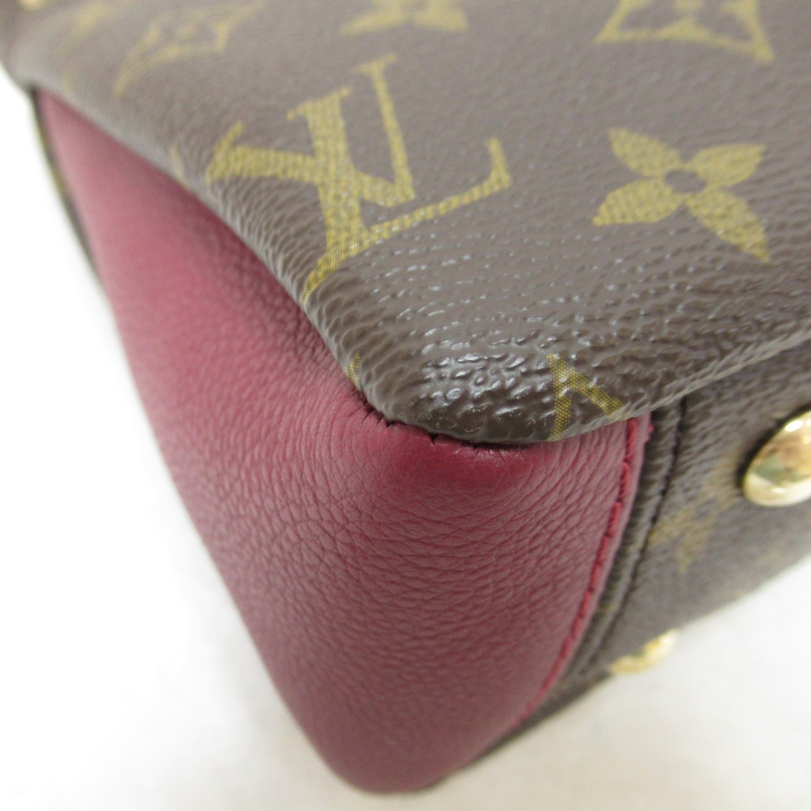 LOUIS VUITTON 【激減優惠】Monogram Pallas BB金扣手挽肩背兩用袋啡色