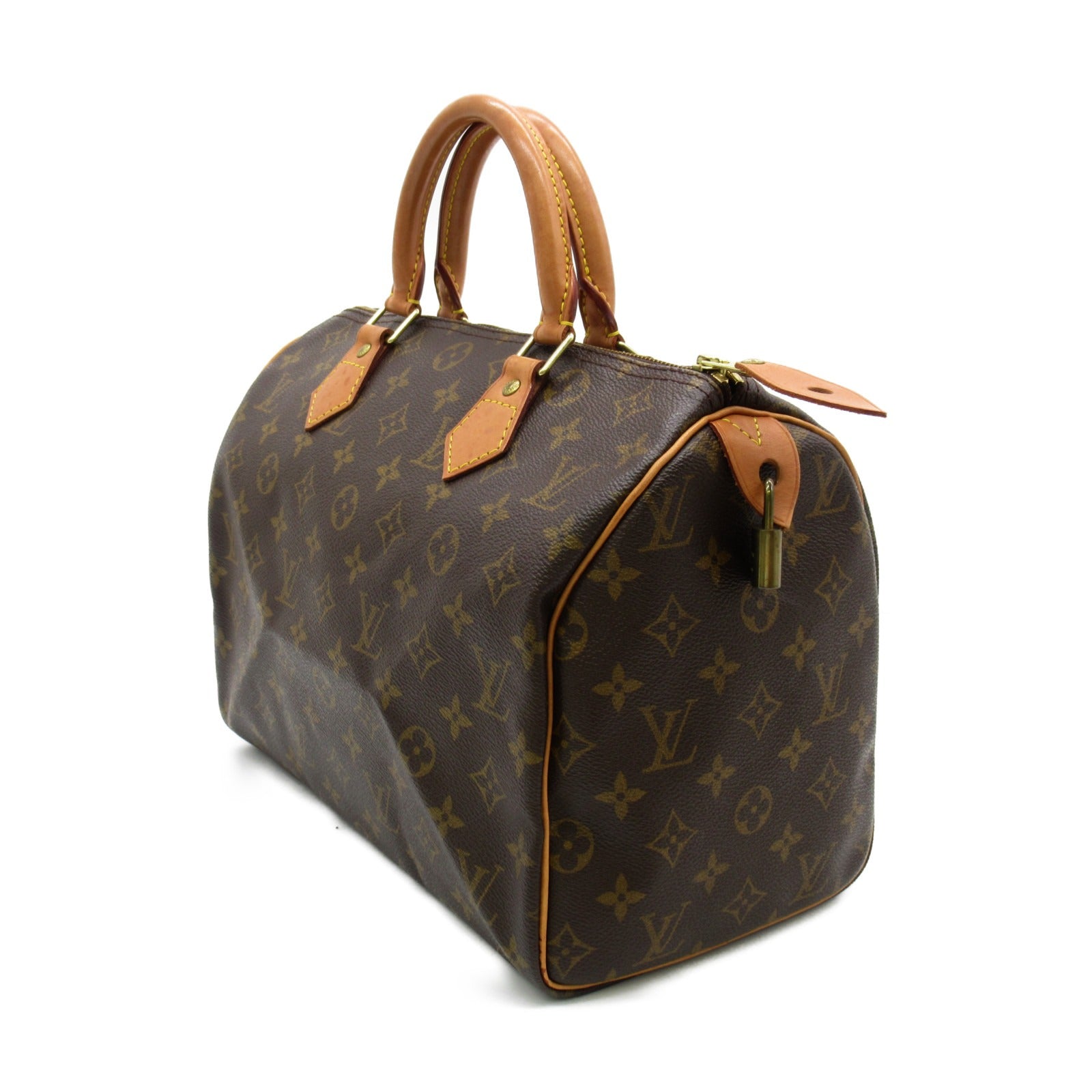 LOUIS VUITTON Monogram Speedy 30手挽袋啡色
