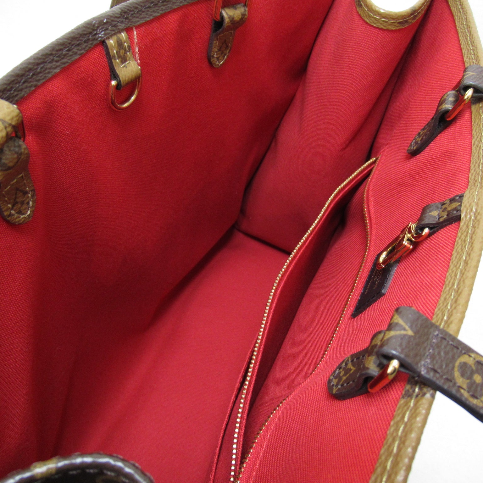 LOUIS VUITTON Monogram On The Go GM手挽肩背兩用袋啡色