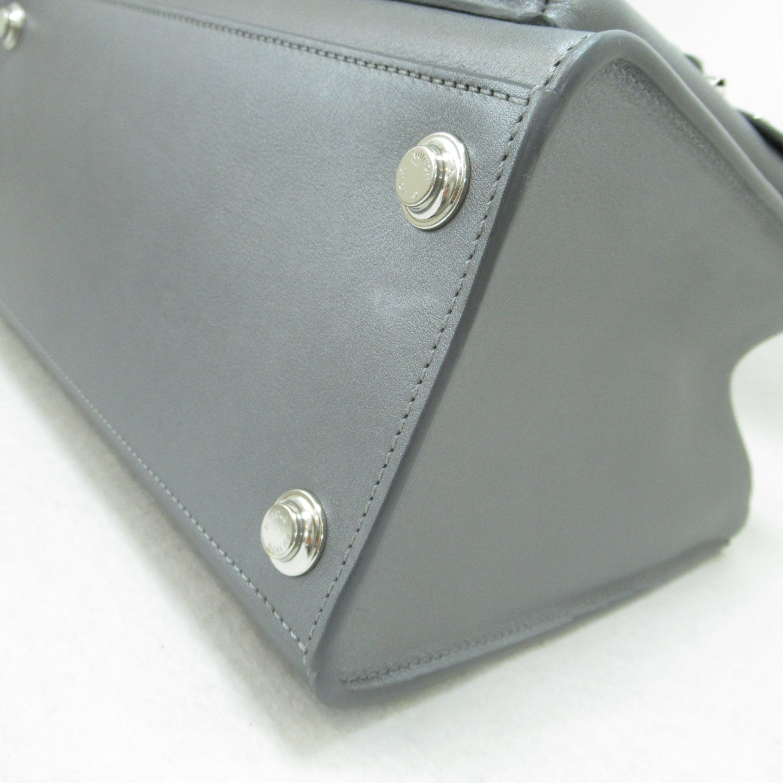 LOUIS VUITTON 【激減優惠】牛皮皮革City Steamer PM銀扣手挽肩背兩用袋銀色