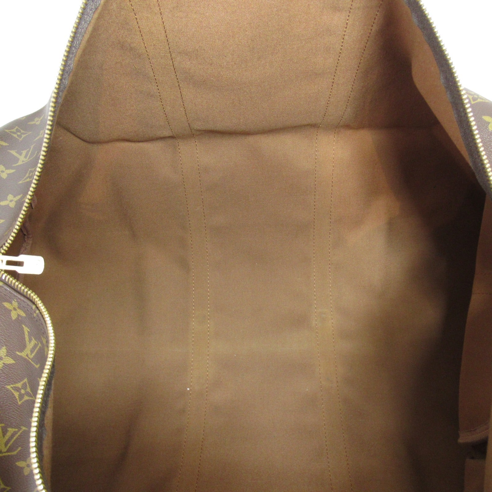 LOUIS VUITTON Monogram Keepall 60 Bandoulie金扣手挽肩背兩用袋啡色