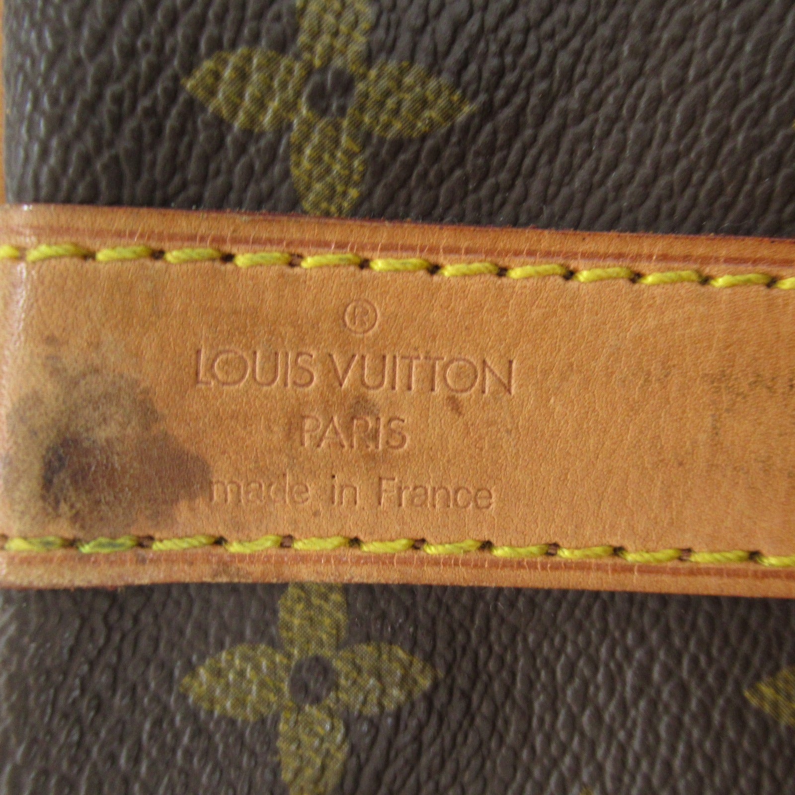 LOUIS VUITTON Monogram Keepall 60 Bandoulie金扣手挽肩背兩用袋啡色