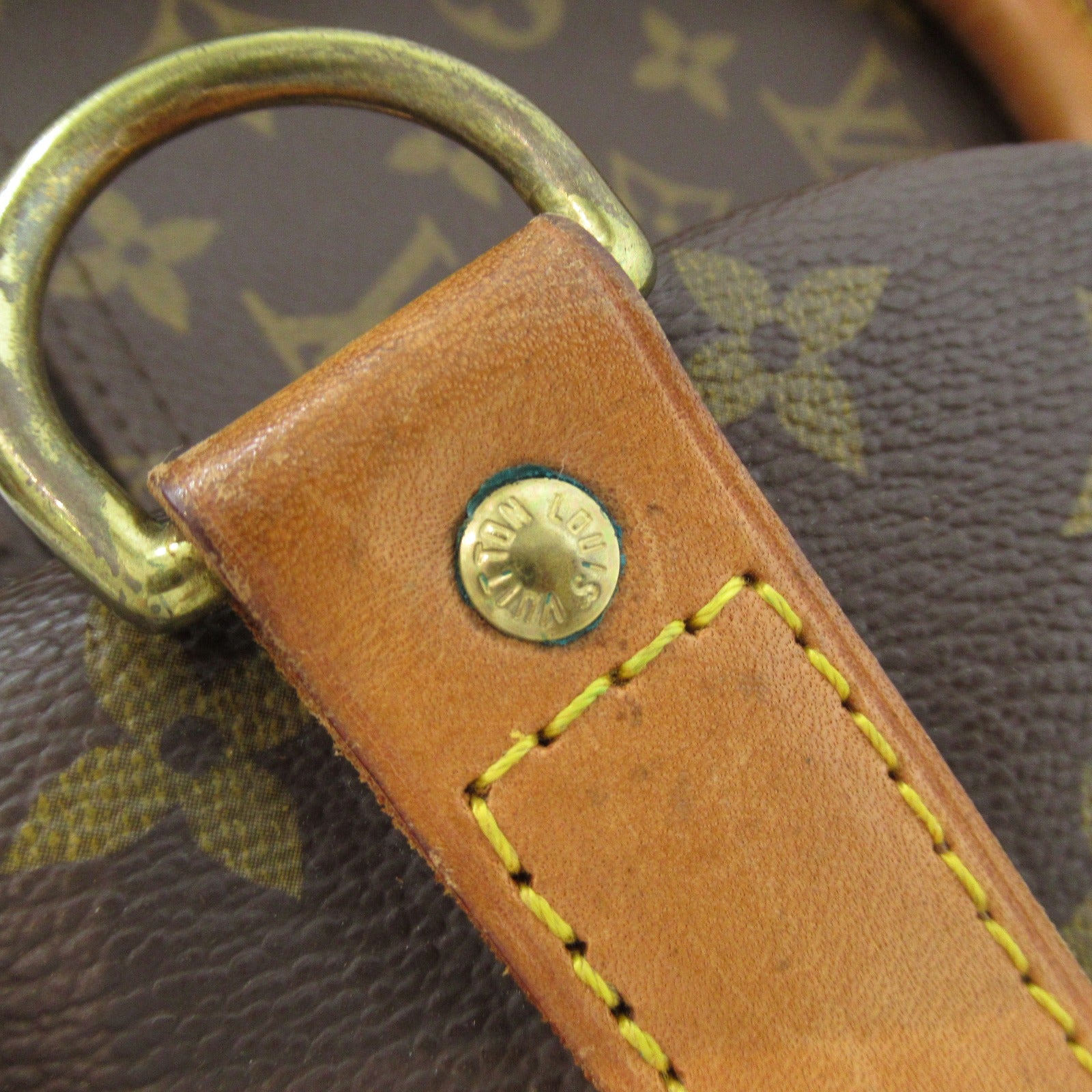 LOUIS VUITTON Monogram Keepall 60 Bandoulie金扣手挽肩背兩用袋啡色