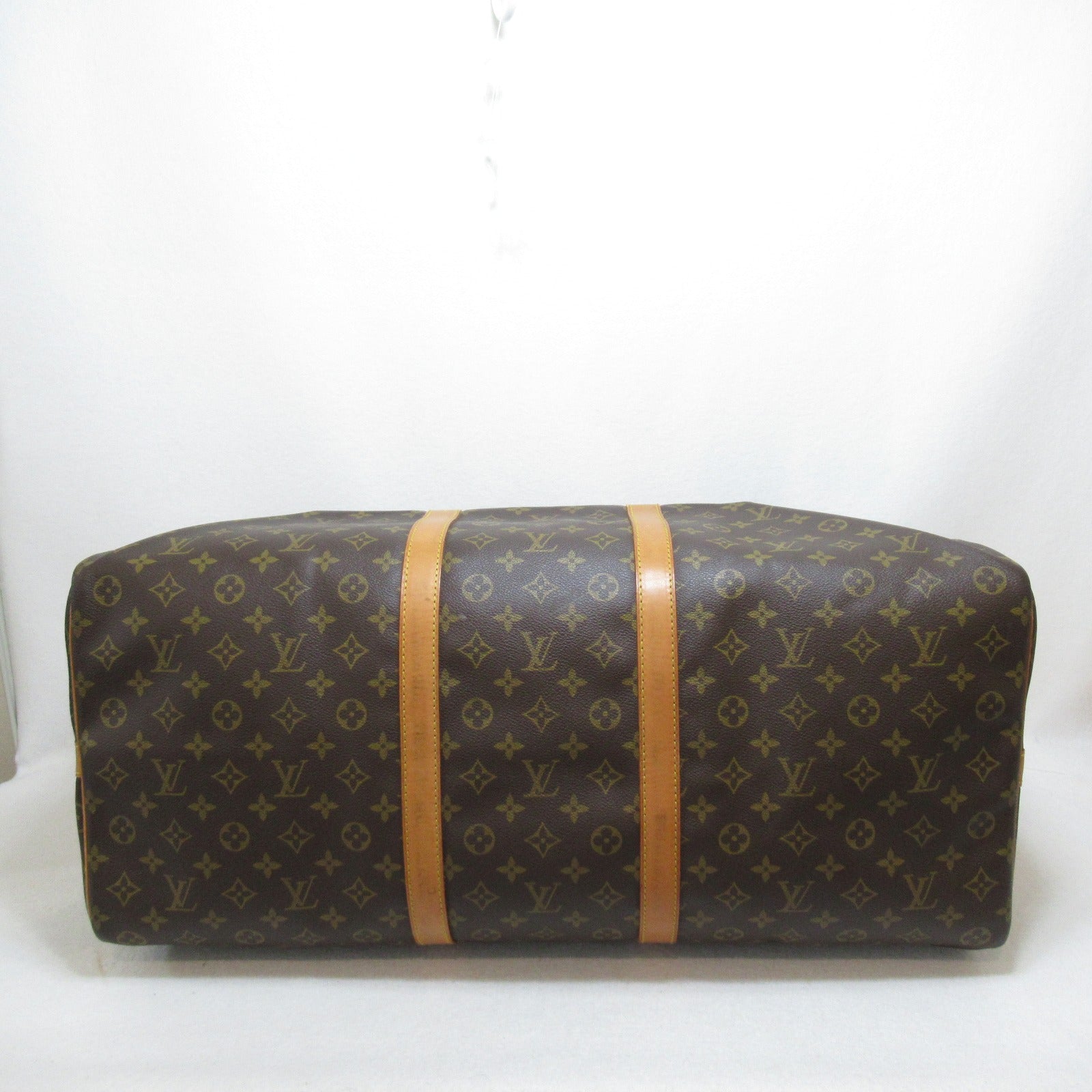 LOUIS VUITTON Monogram Keepall 60 Bandoulie金扣手挽肩背兩用袋啡色