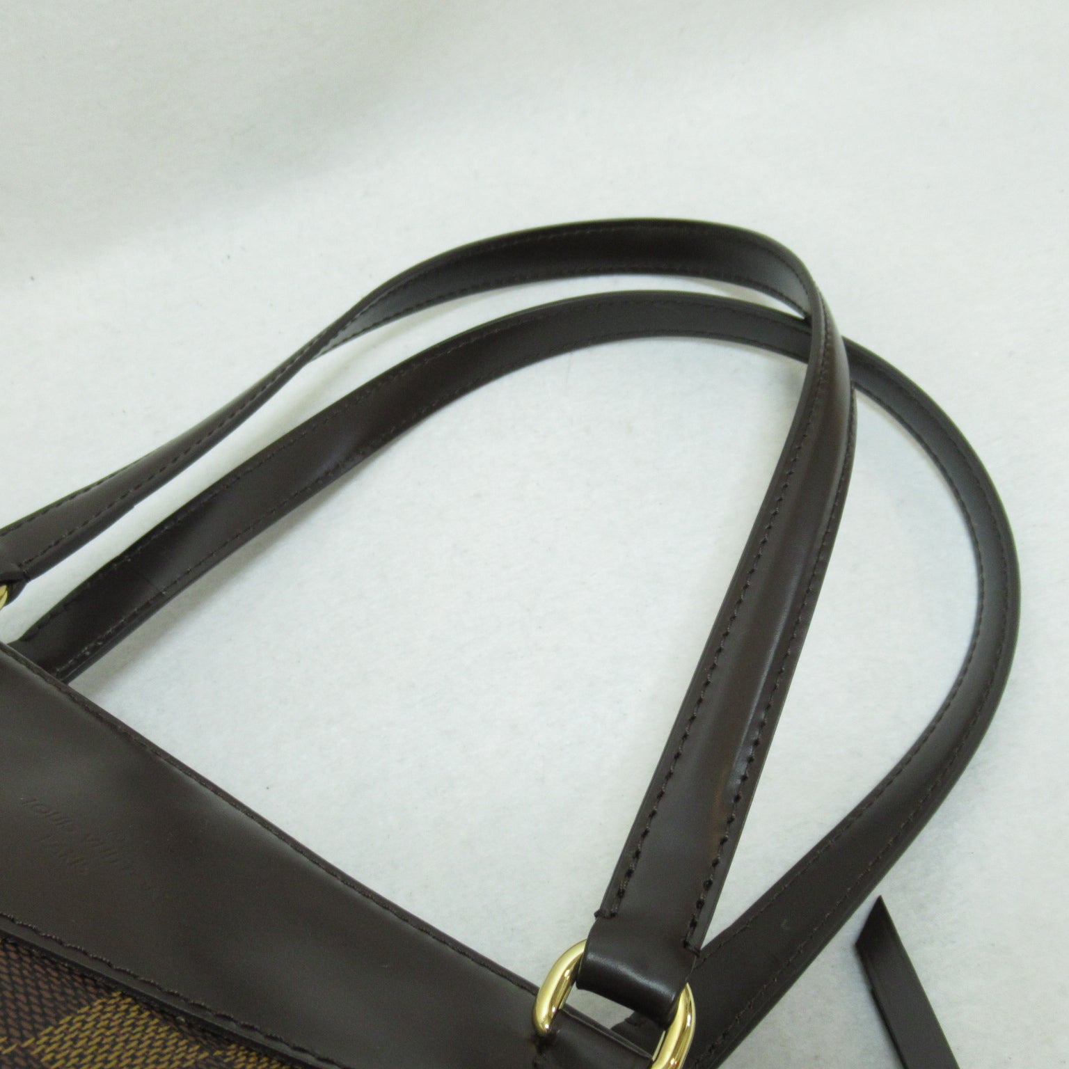 LOUIS VUITTON Damier Ebene Westminster GM Shoulder金扣肩背袋啡色
