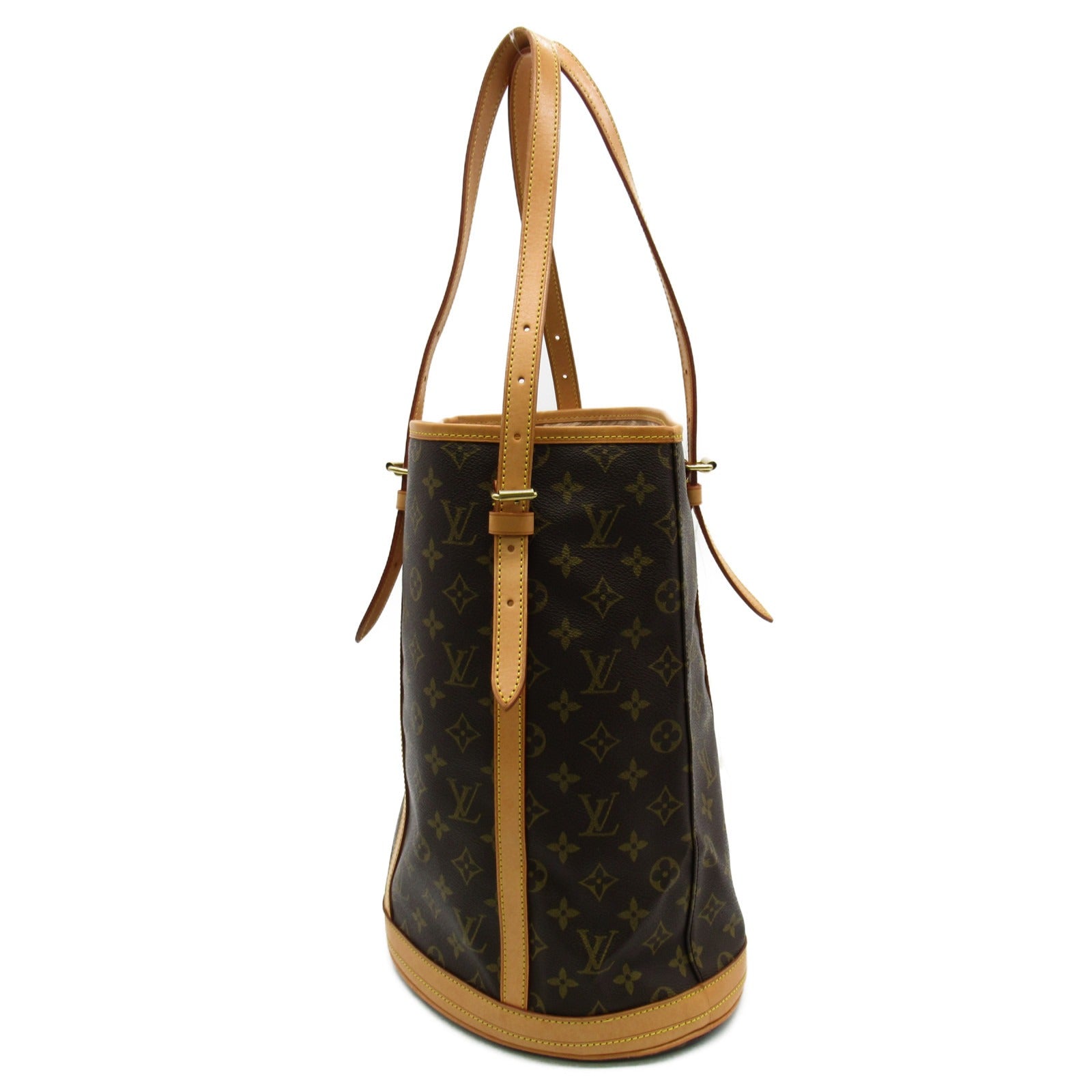 LOUIS VUITTON Monogram Bucket GM手挽袋/肩背袋啡色