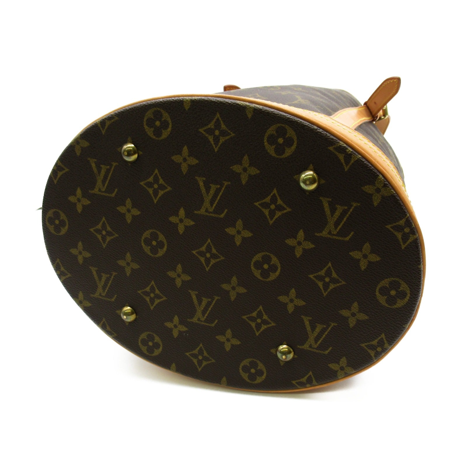 LOUIS VUITTON Monogram Bucket GM手挽袋/肩背袋啡色