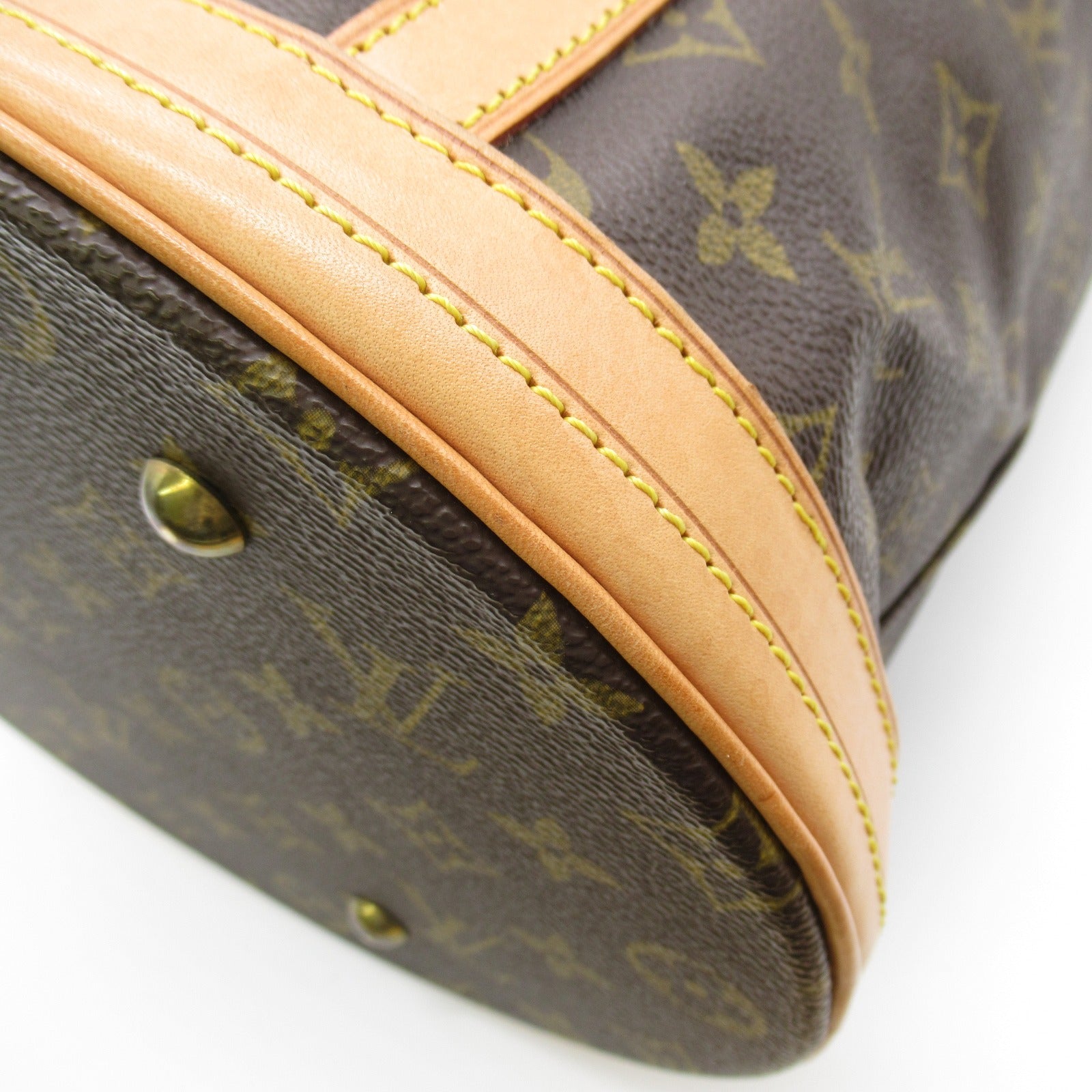 LOUIS VUITTON Monogram Bucket GM手挽袋/肩背袋啡色