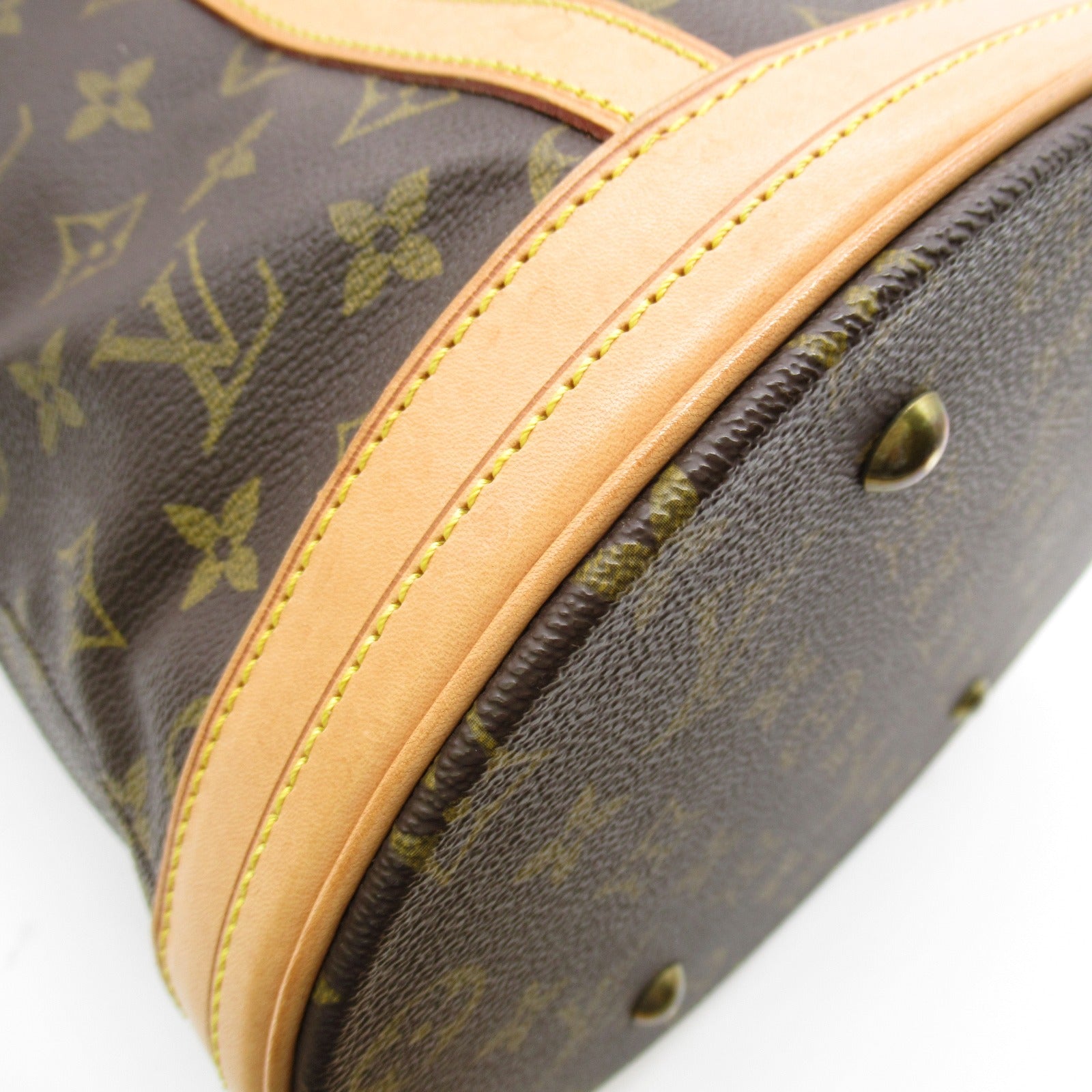 LOUIS VUITTON Monogram Bucket GM手挽袋/肩背袋啡色