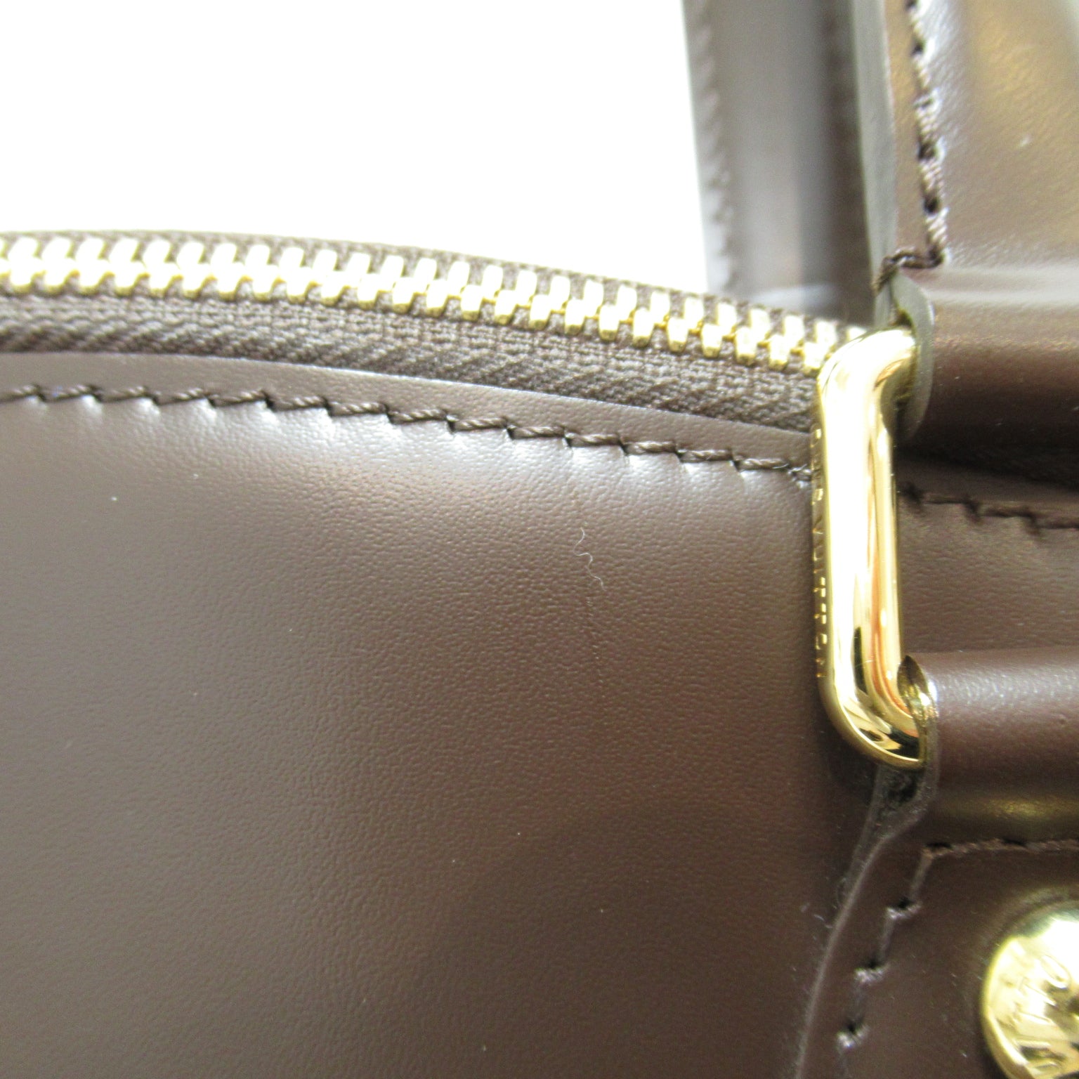 LOUIS VUITTON Damier Verona PM Shoulder Bag金扣肩巾袋啡色