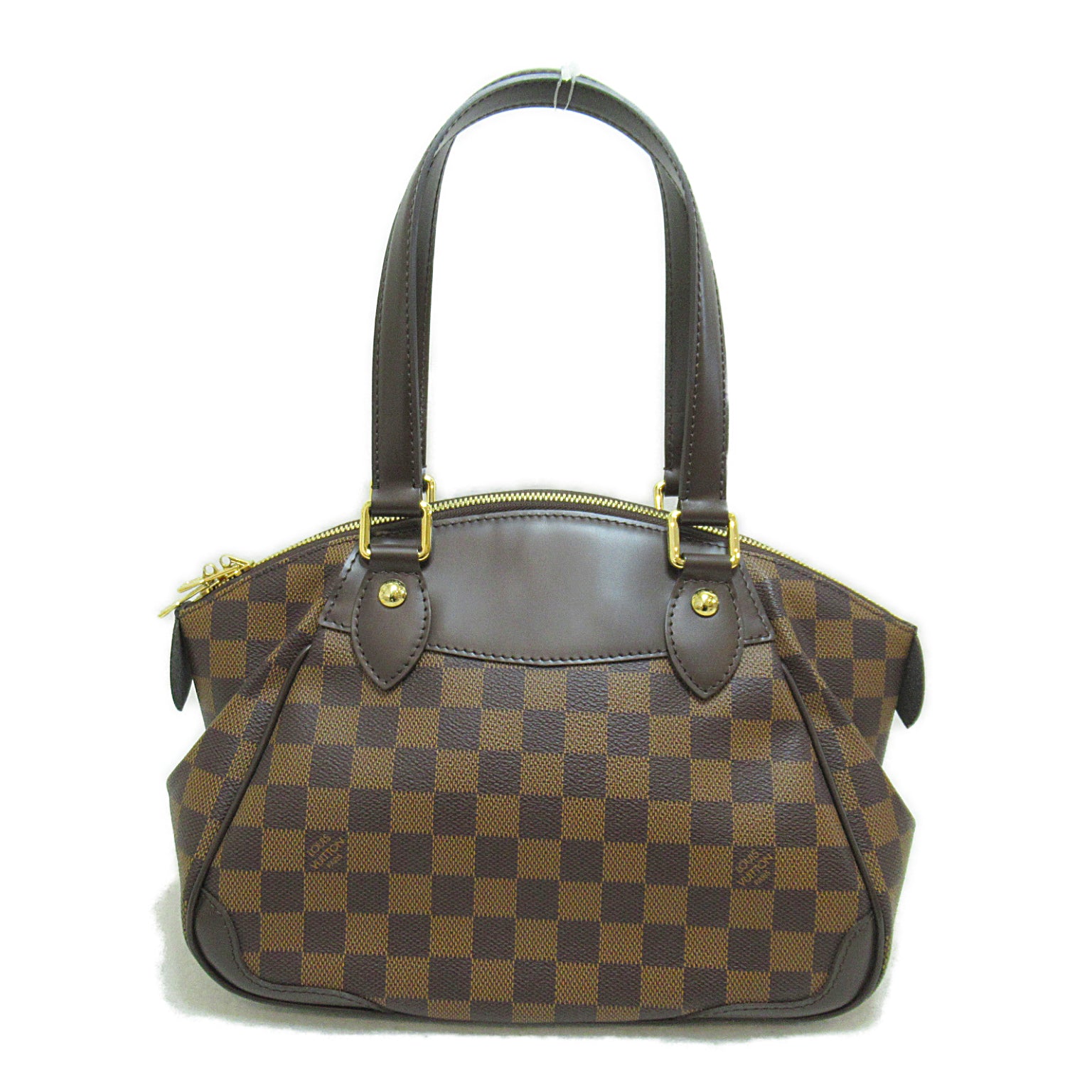 LOUIS VUITTON Damier Verona PM Shoulder Bag金扣肩巾袋啡色