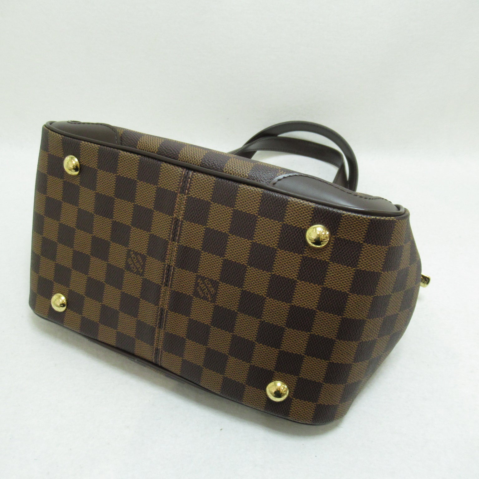 LOUIS VUITTON Damier Verona PM Shoulder Bag金扣肩巾袋啡色