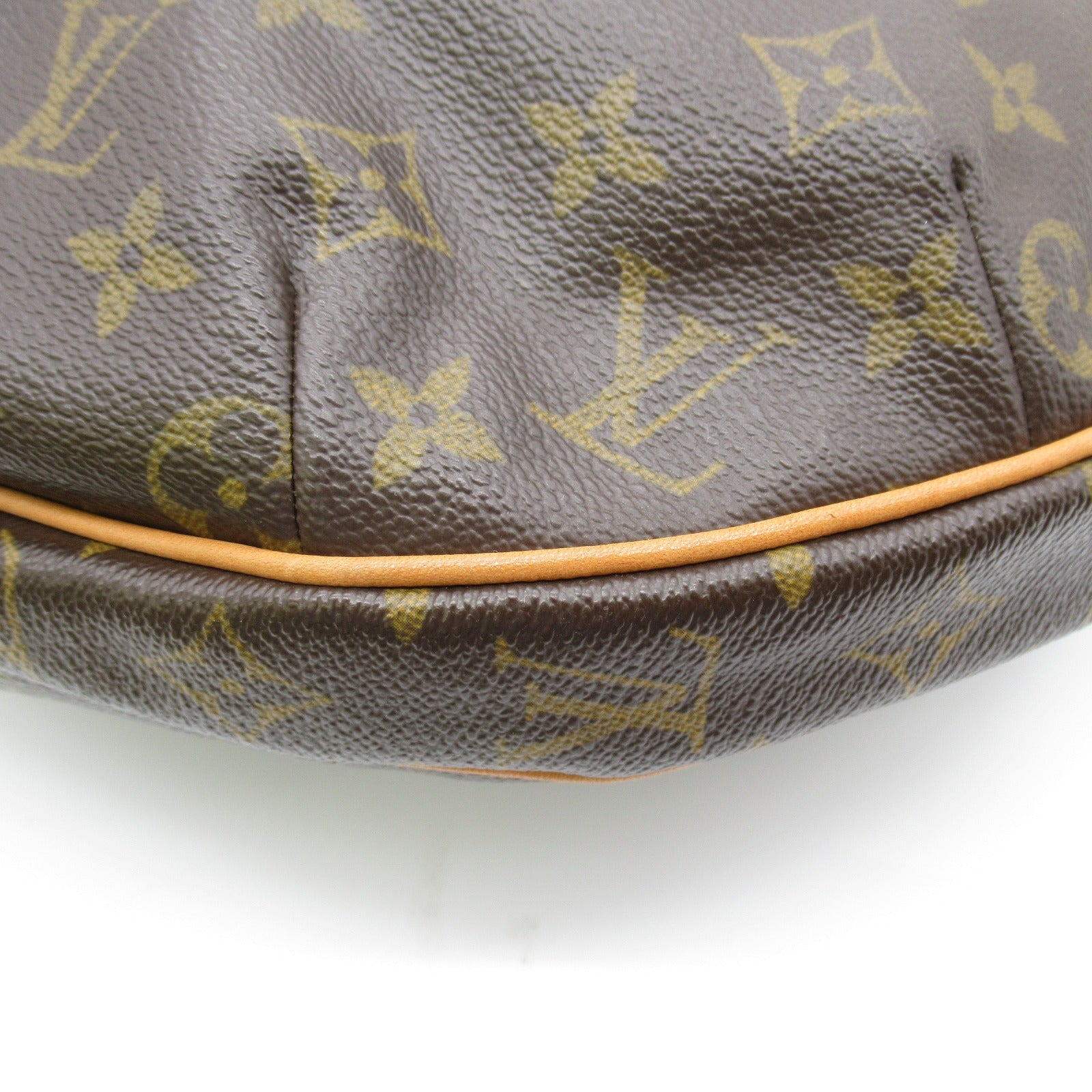 LOUIS VUITTON Monogram Croissant GM金扣肩背袋啡色