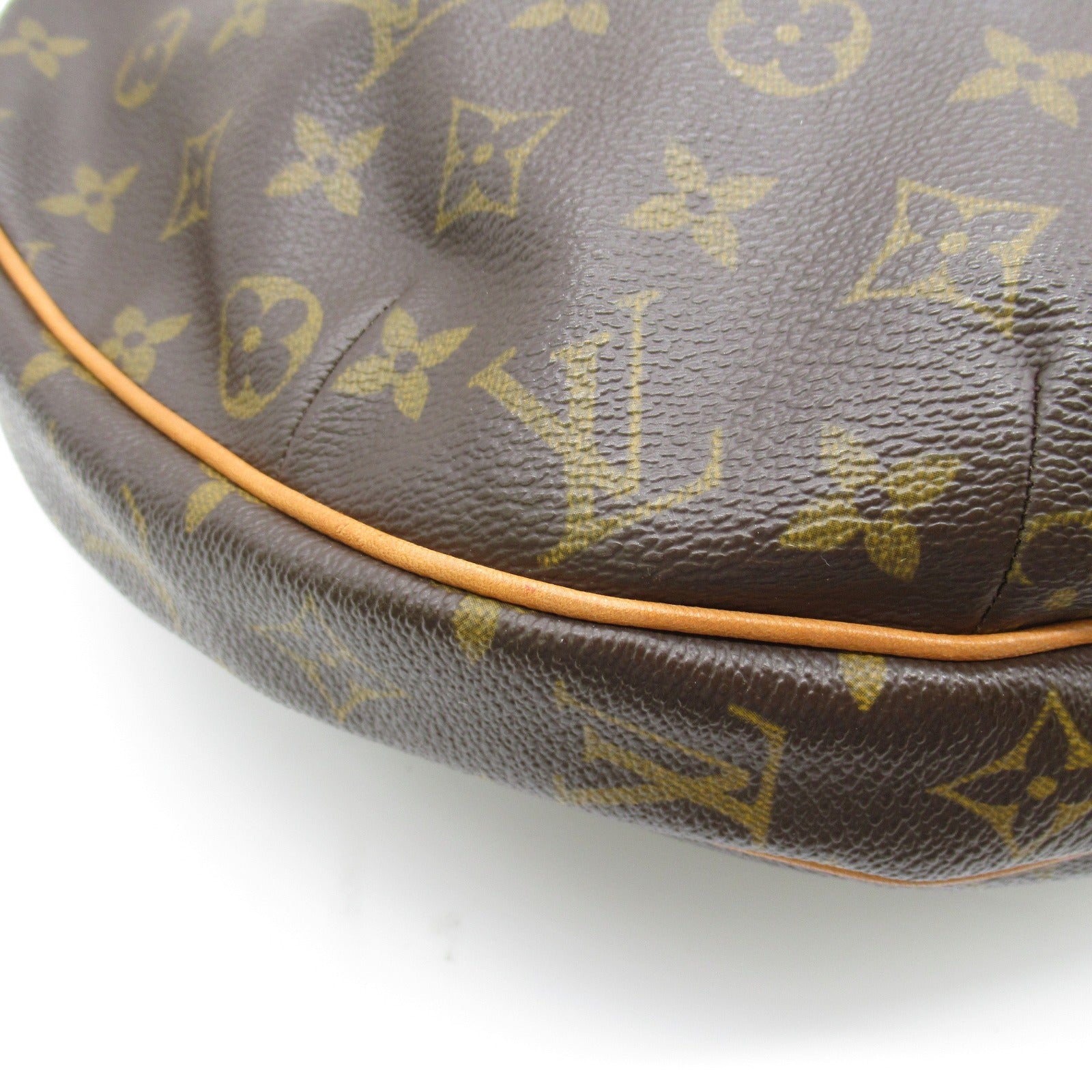 LOUIS VUITTON Monogram Croissant GM金扣肩背袋啡色