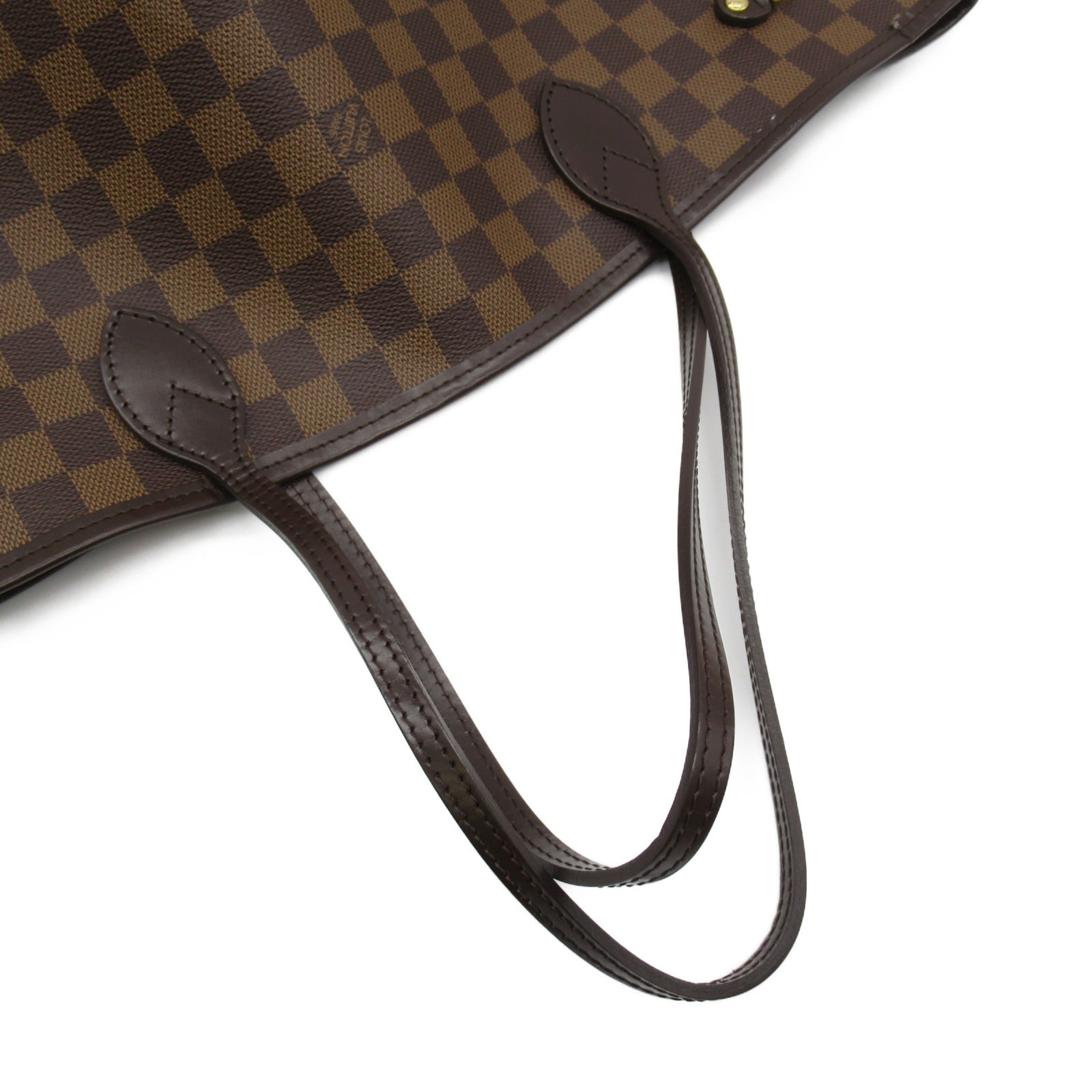LOUIS VUITTON Damier Neverfull MM手挽袋/肩背袋啡色