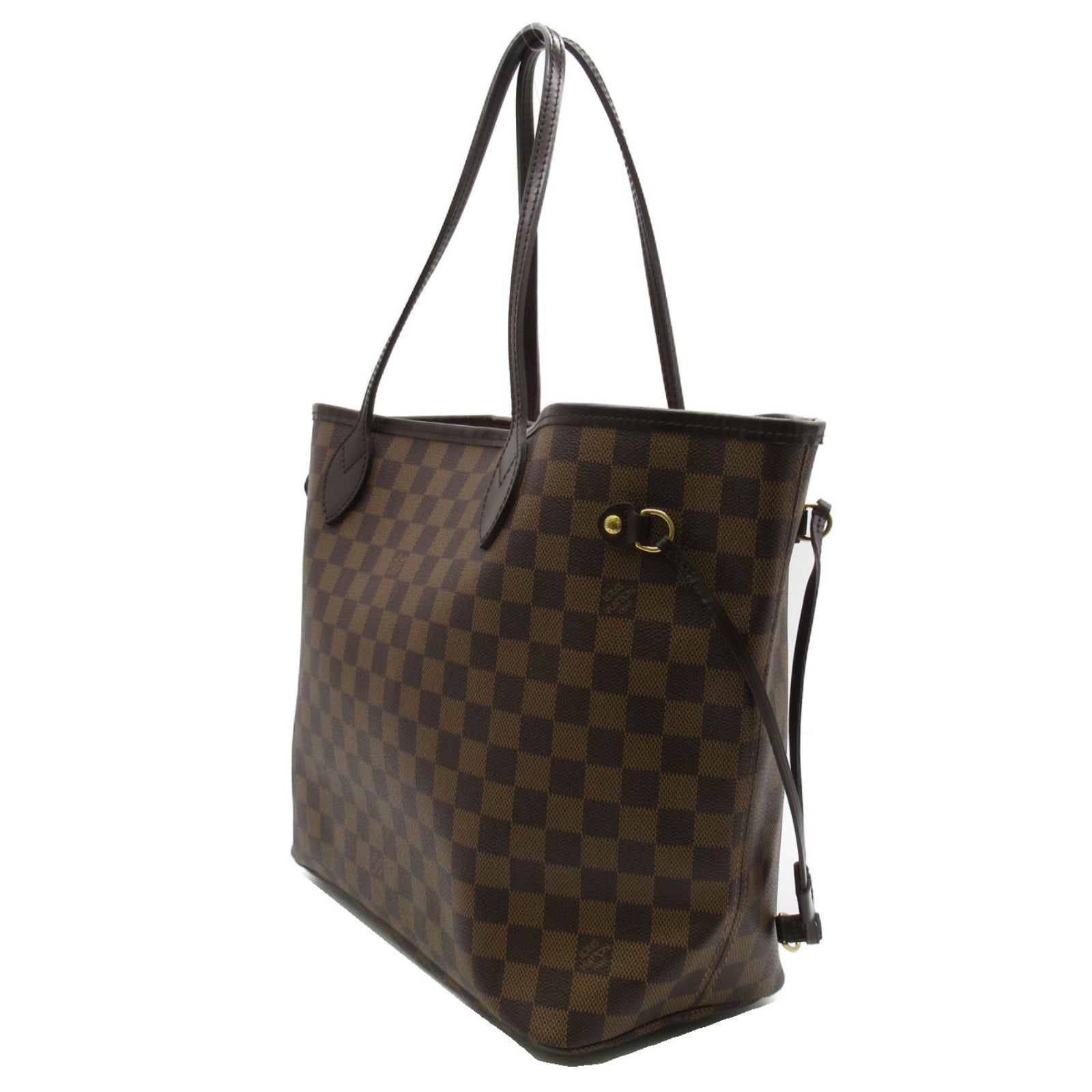 LOUIS VUITTON Damier Neverfull MM手挽袋/肩背袋啡色