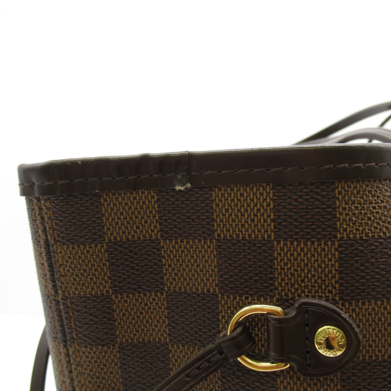 LOUIS VUITTON Damier Neverfull MM手挽袋/肩背袋啡色