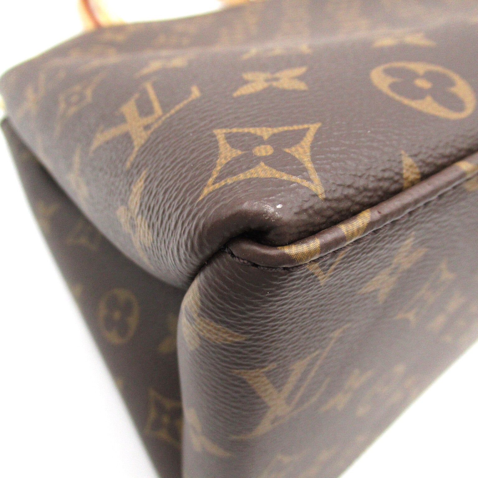 LOUIS VUITTON Monogram Grand Palais MM 2 Way Shoulder金扣手挽肩背兩用袋啡色