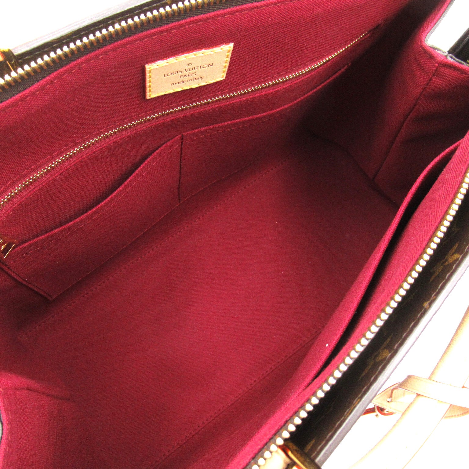 LOUIS VUITTON Monogram Grand Palais MM 2 Way Shoulder金扣手挽肩背兩用袋啡色