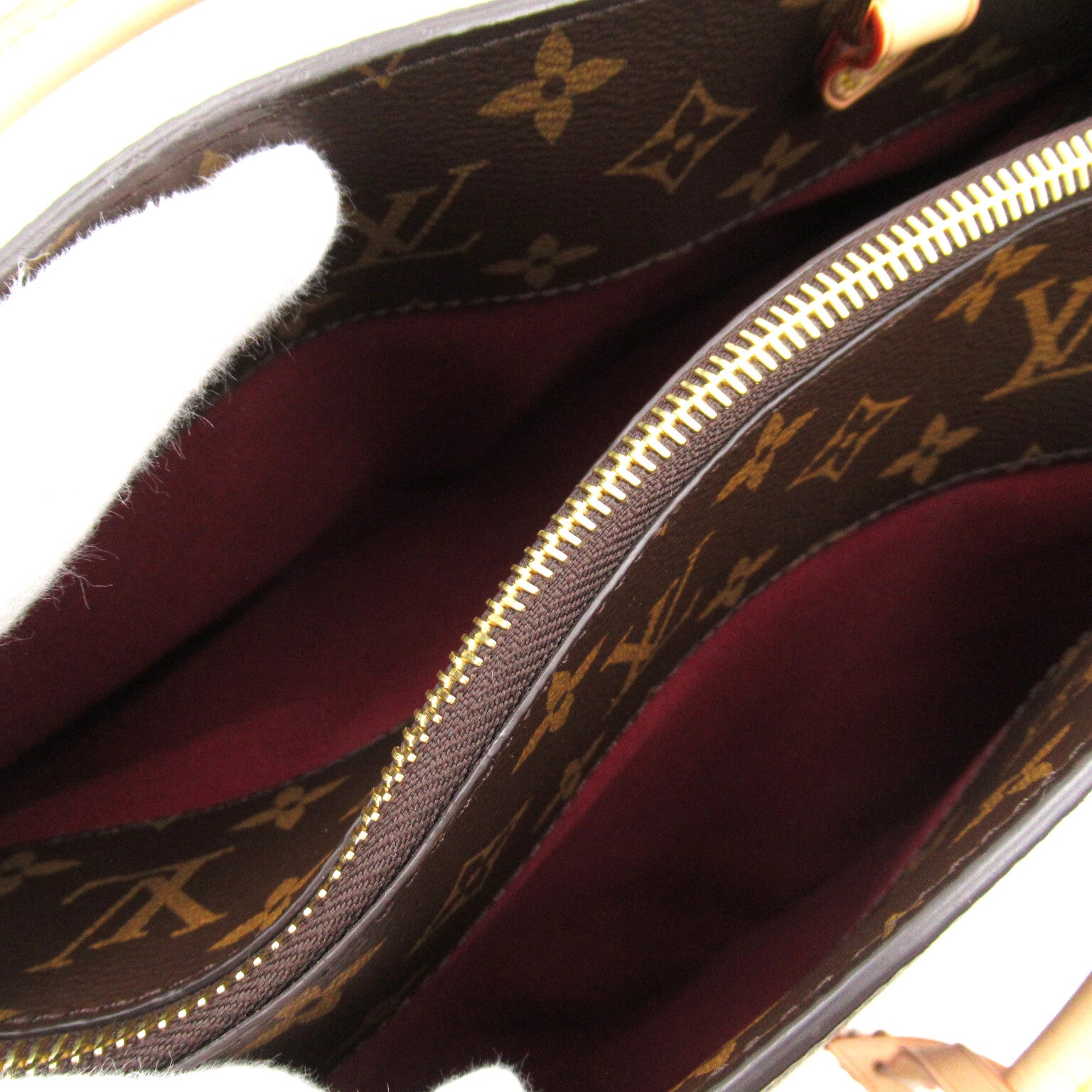 LOUIS VUITTON Monogram Grand Palais MM 2 Way Shoulder金扣手挽肩背兩用袋啡色