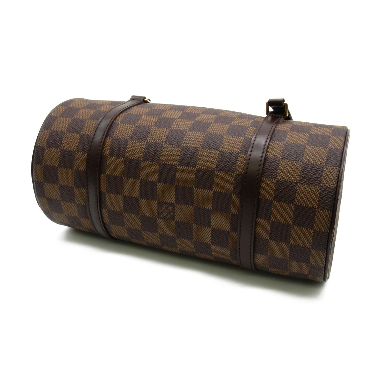 LOUIS VUITTON Monogram Papillon PM手挽袋啡色