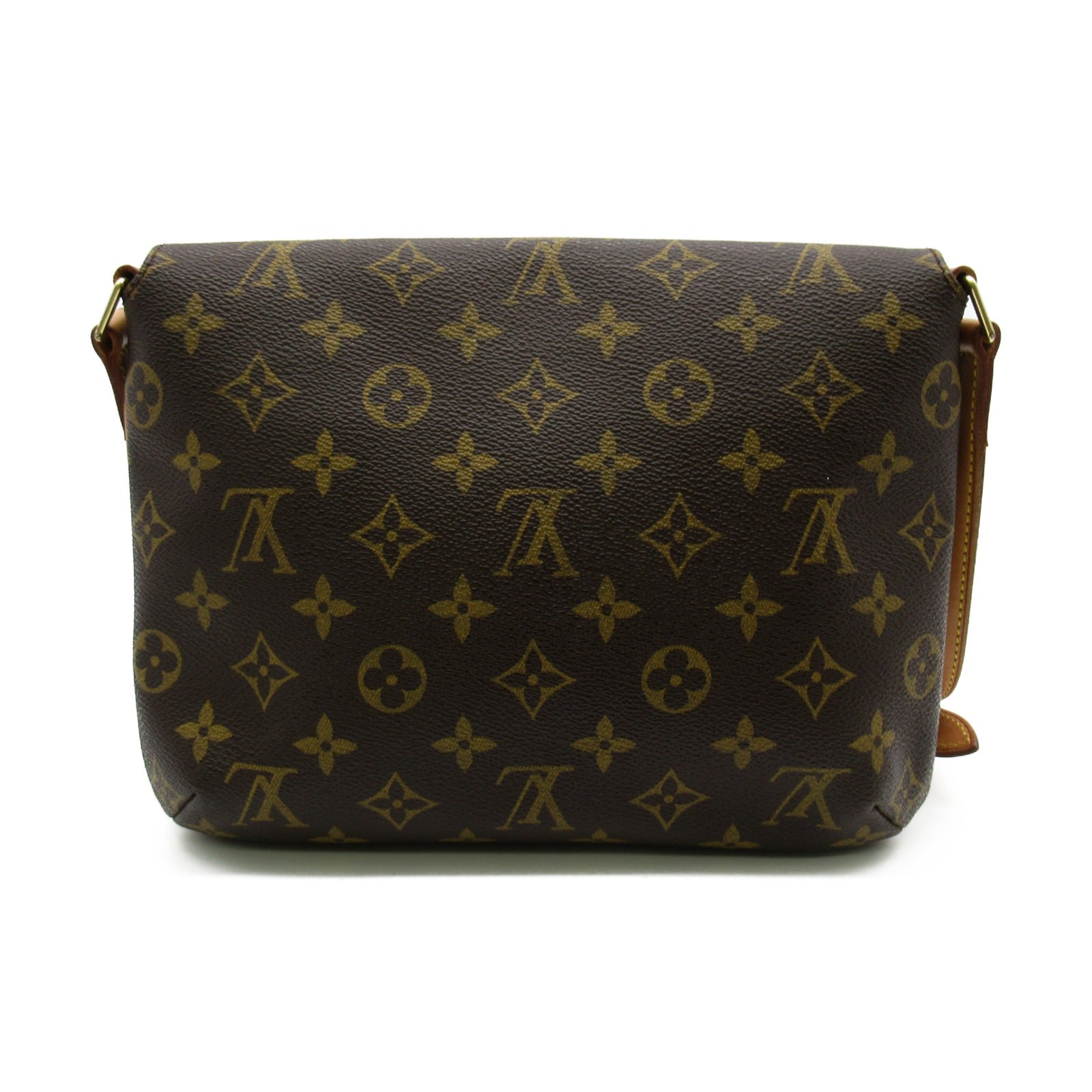 LOUIS VUITTON Monogram Musette Tango Shoulder Bag金扣肩背袋啡色