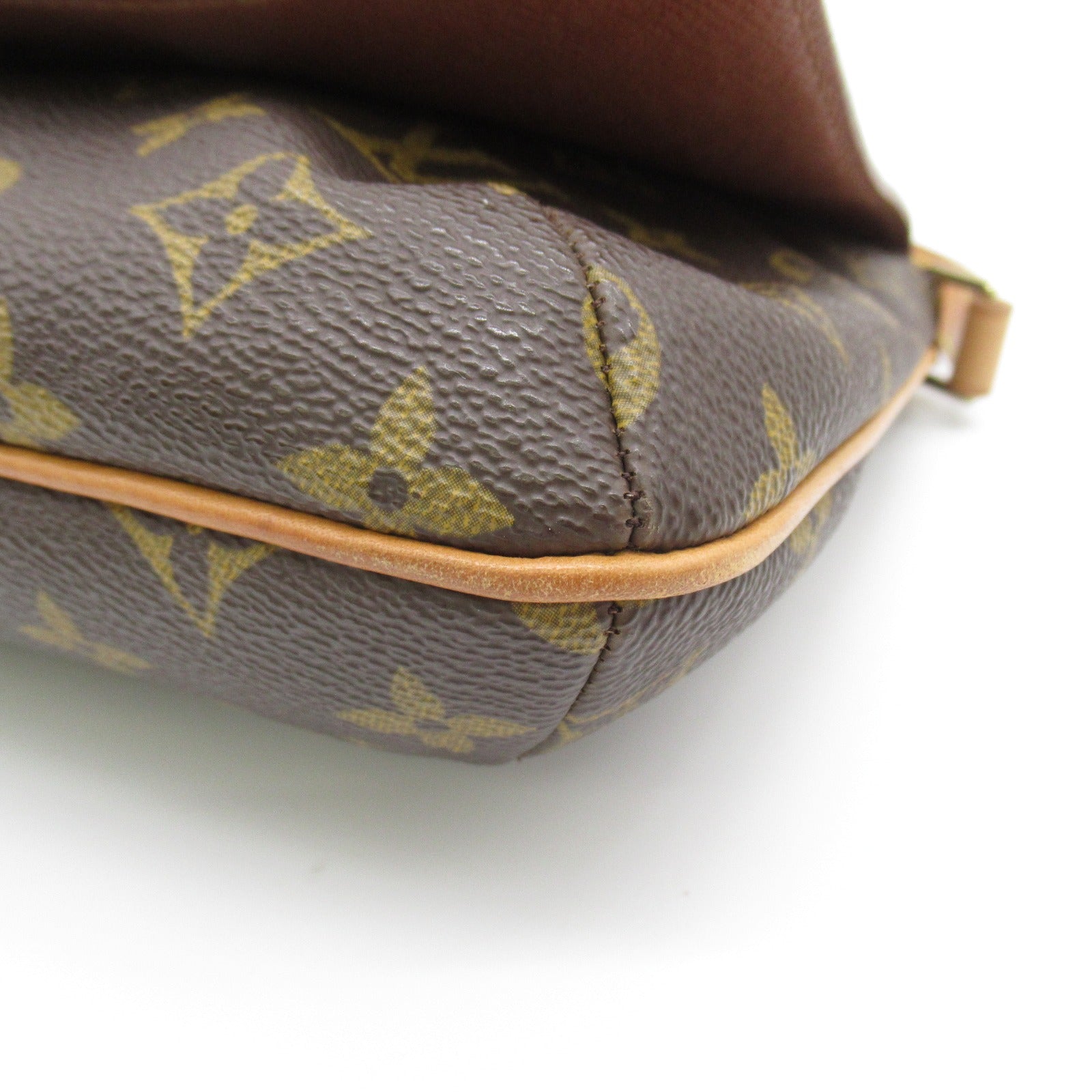 LOUIS VUITTON Monogram Musette Tango Shoulder Bag金扣肩背袋啡色