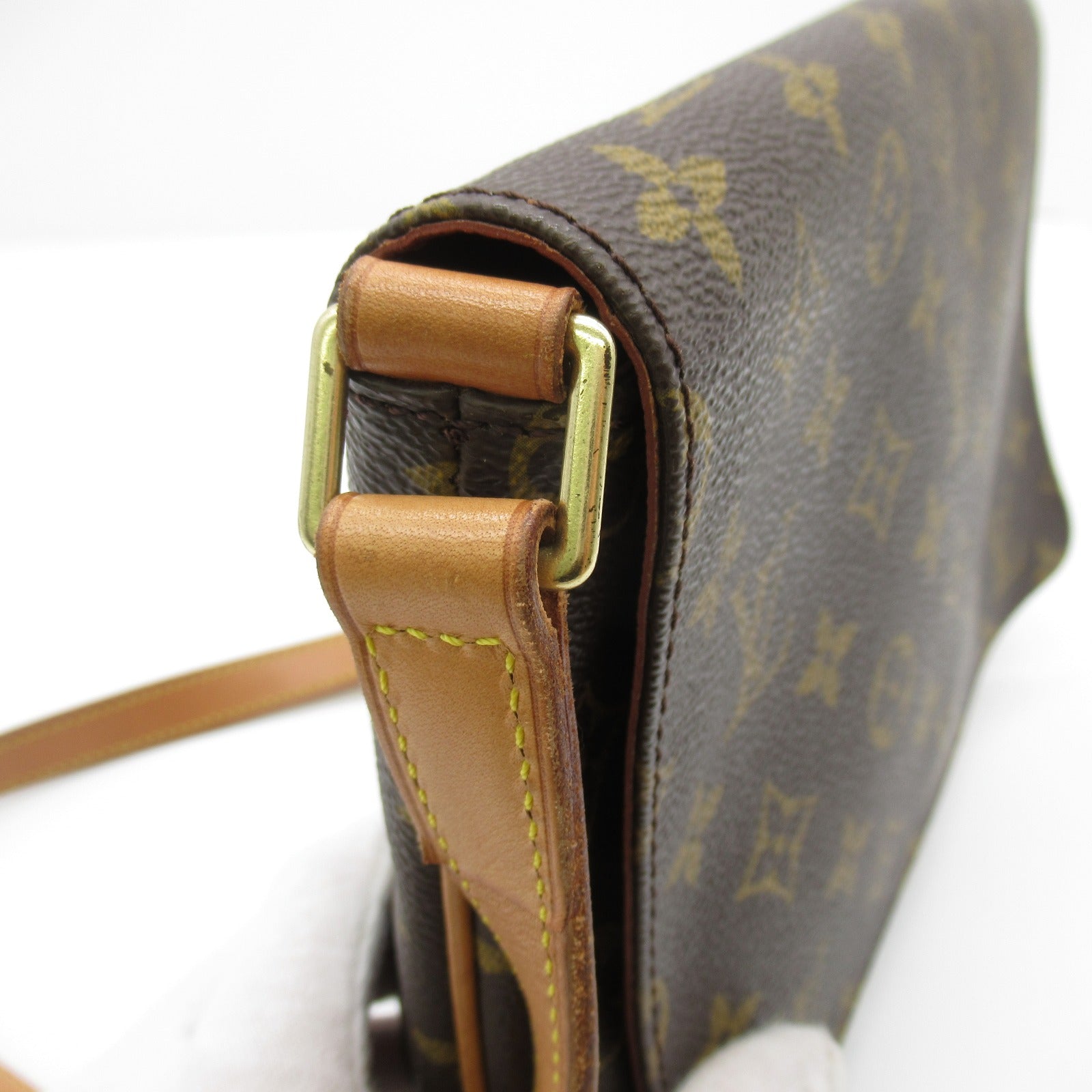 LOUIS VUITTON Monogram Musette Tango Shoulder Bag金扣肩背袋啡色