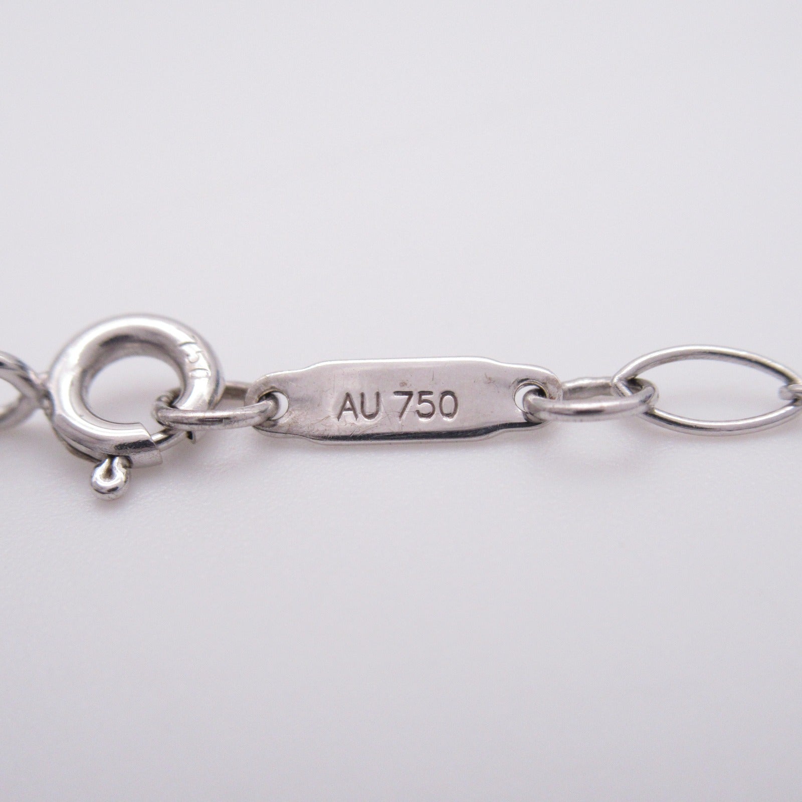 TIFFANY＆CO PT950鉑金Victoria Key Pink Diamond Necklace鑽石項鍊