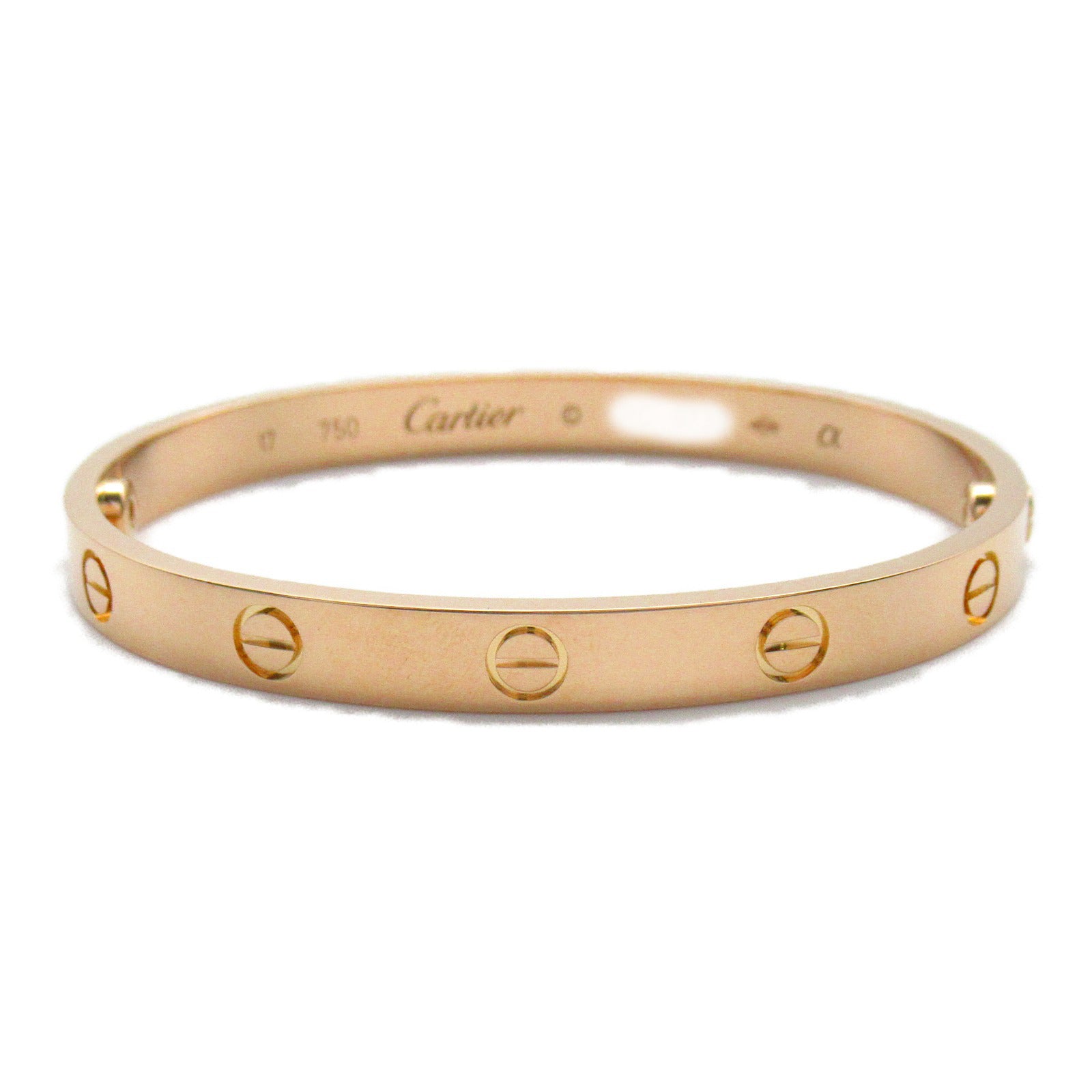 CARTIER 【激減優惠】18K玫瑰金Love Bracelet手鐲