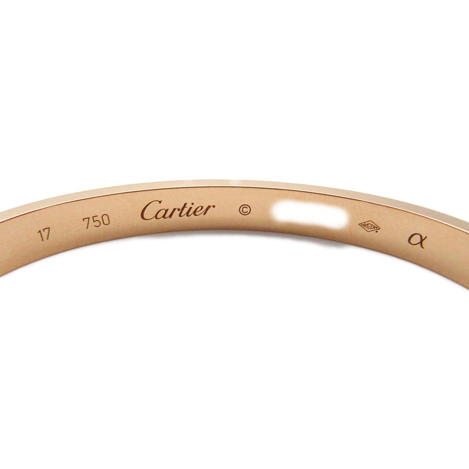 CARTIER 【激減優惠】18K玫瑰金Love Bracelet手鐲