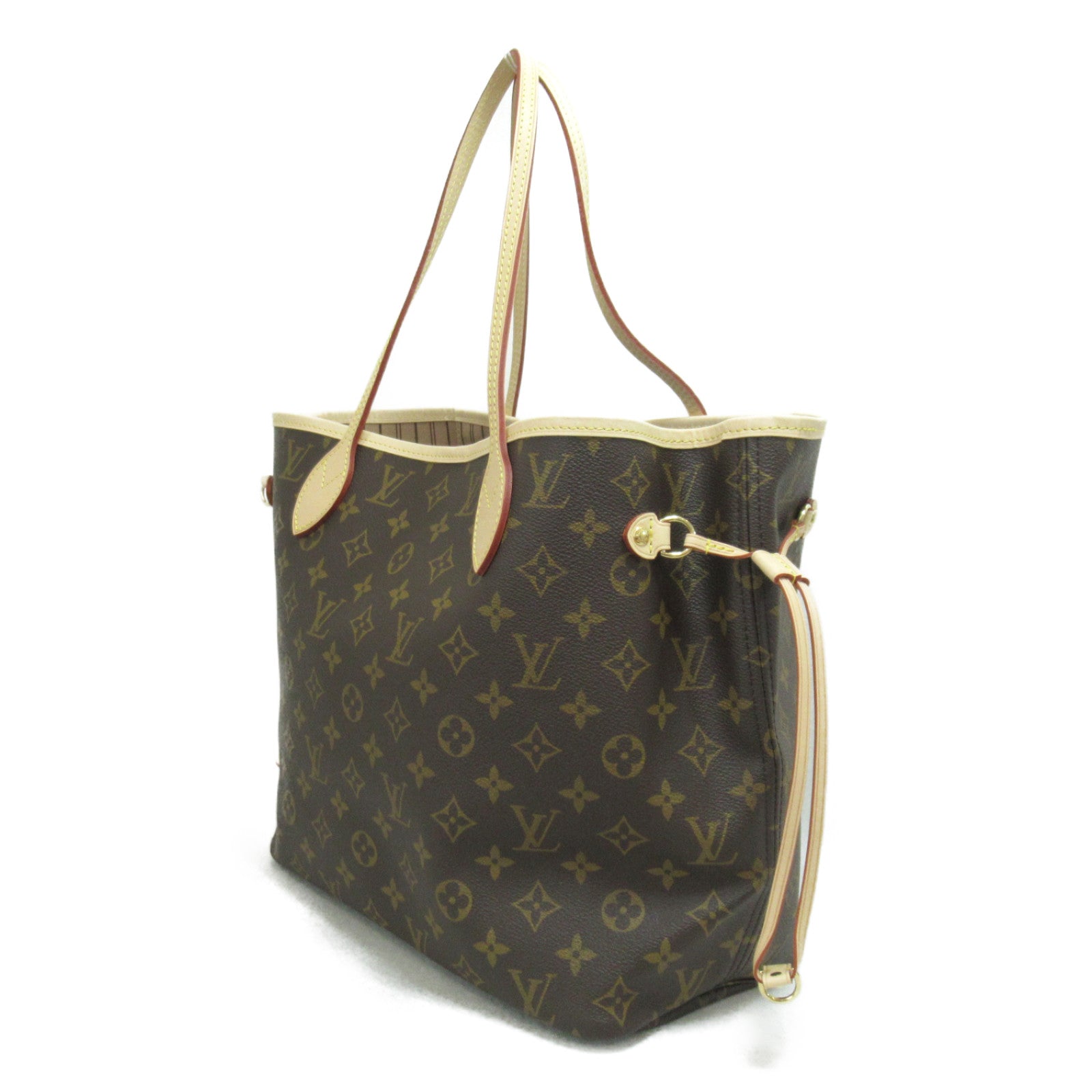 LOUIS VUITTON Monogram Neverfull MM手挽袋/肩背袋啡色
